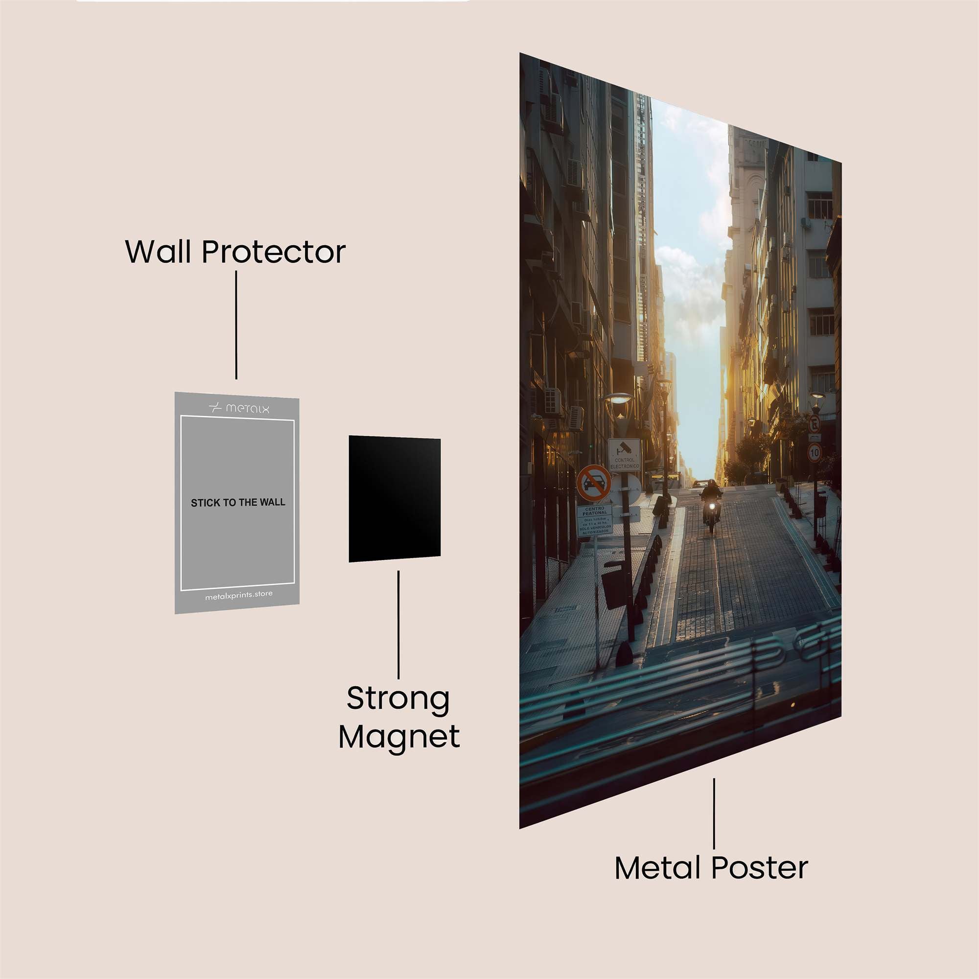 Urban Serenity Safe Wall Magnetic / M