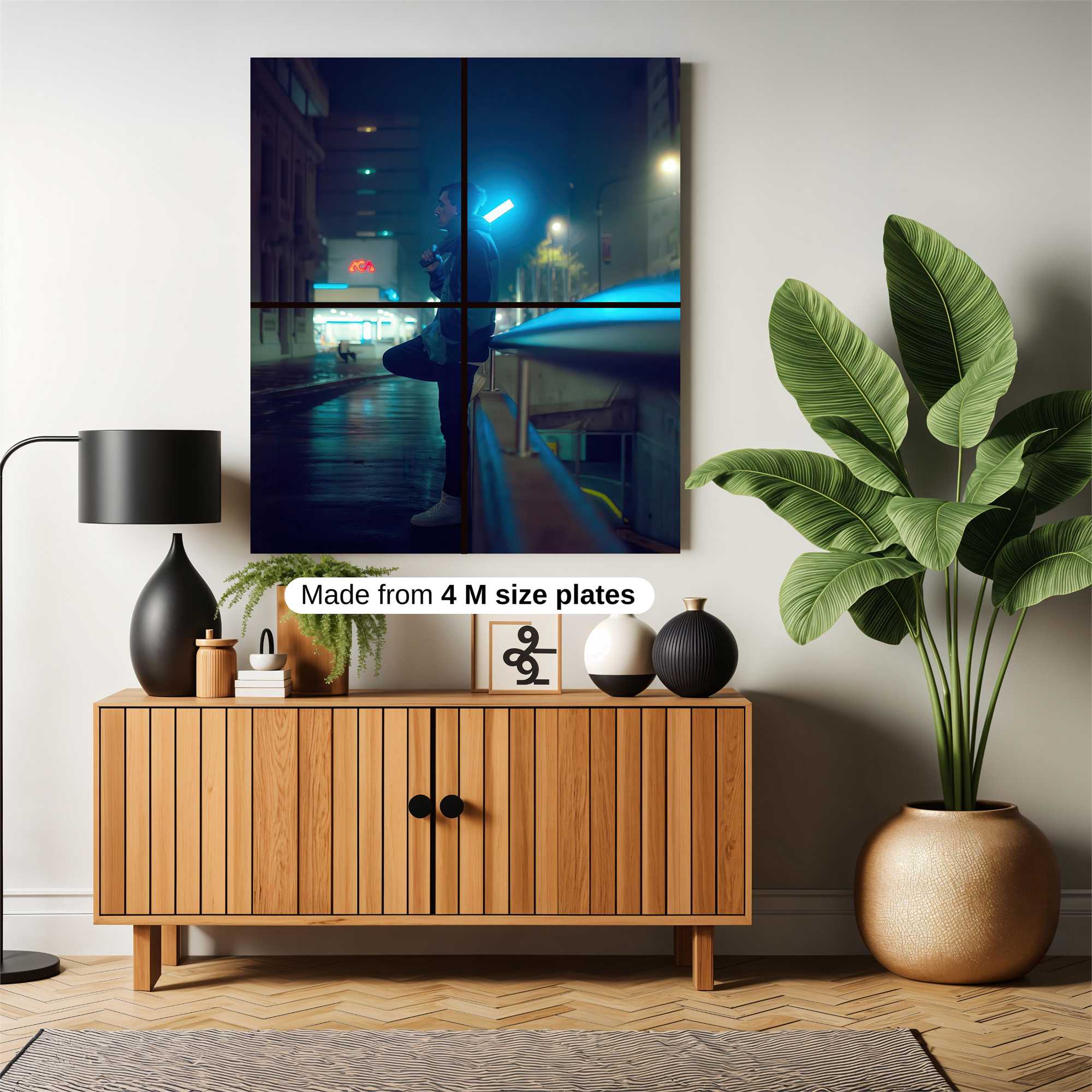 Neon Solitude Safe Wall Magnetic / M