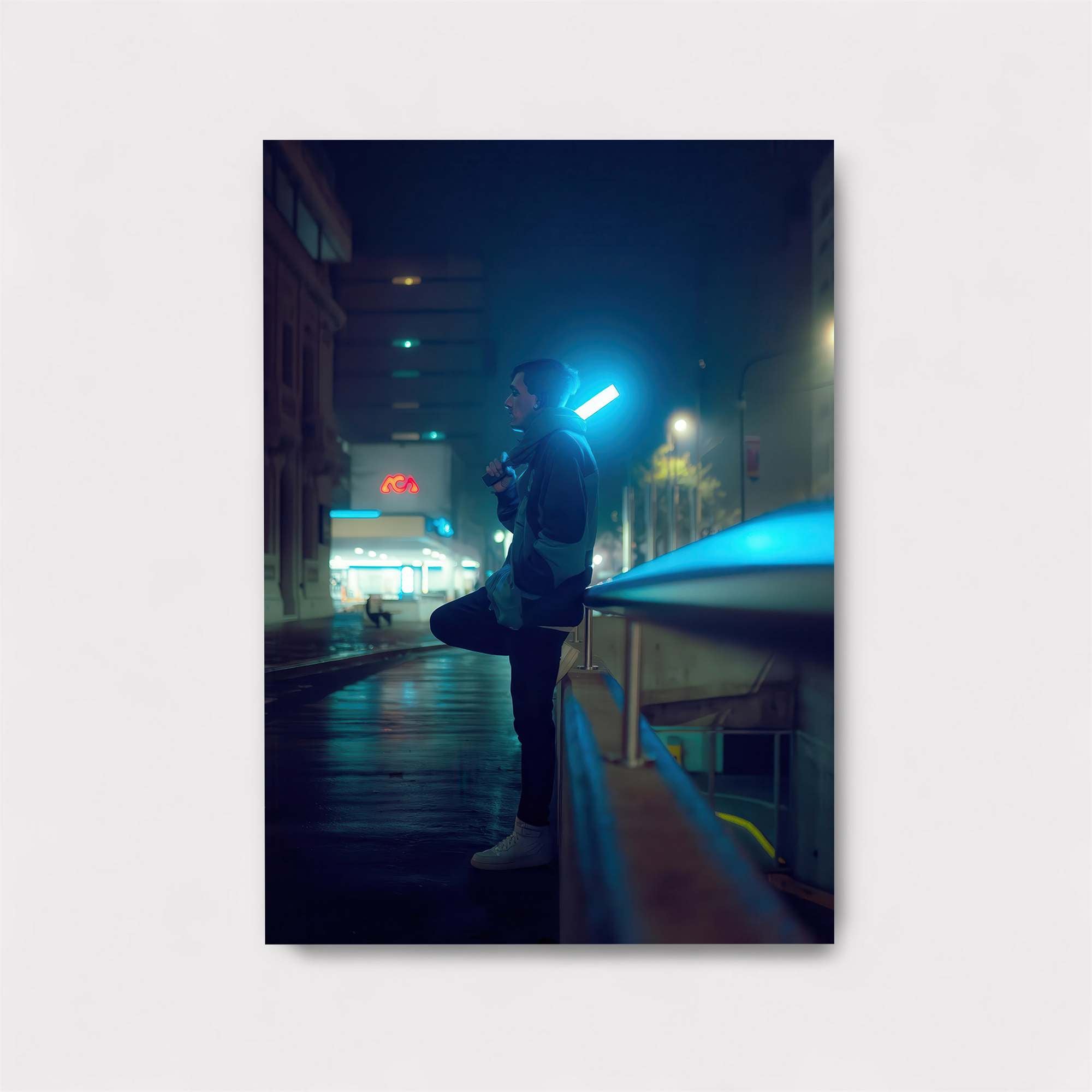 Neon Solitude Safe Wall Magnetic / M