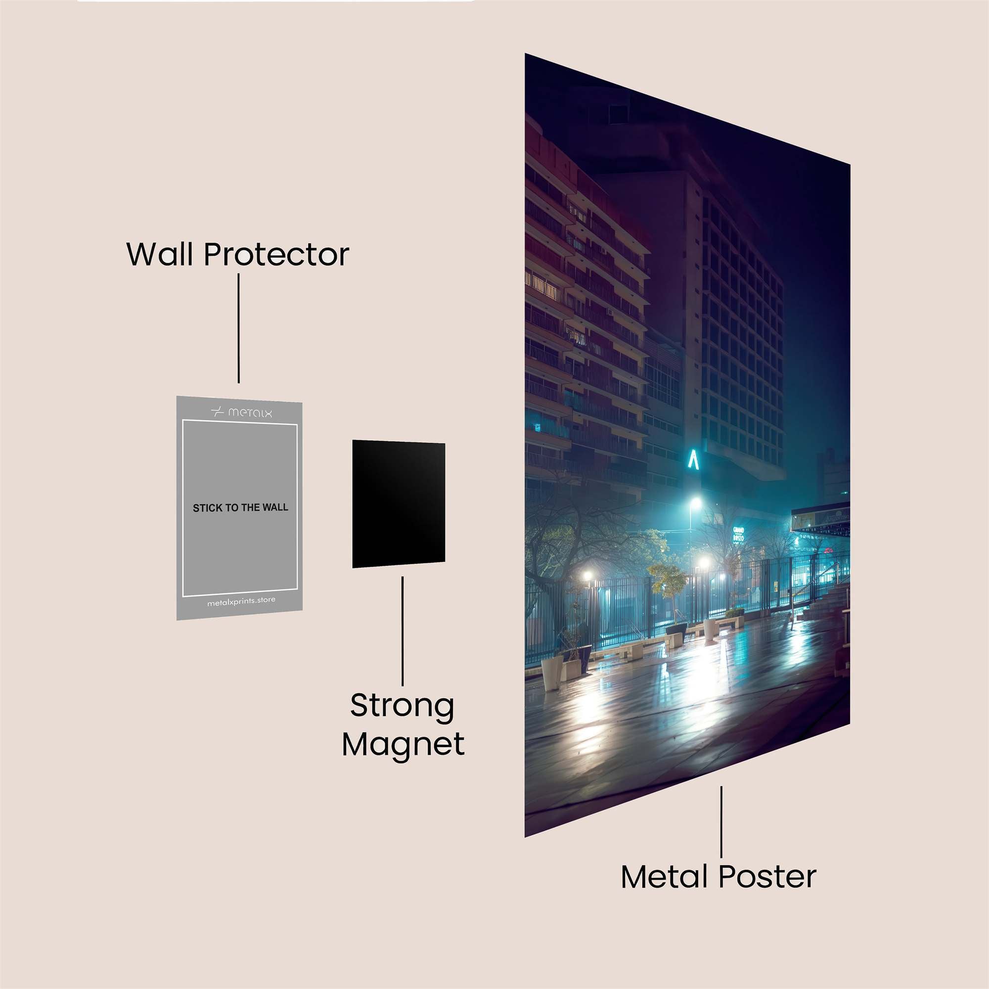 City Enigma Safe Wall Magnetic / M