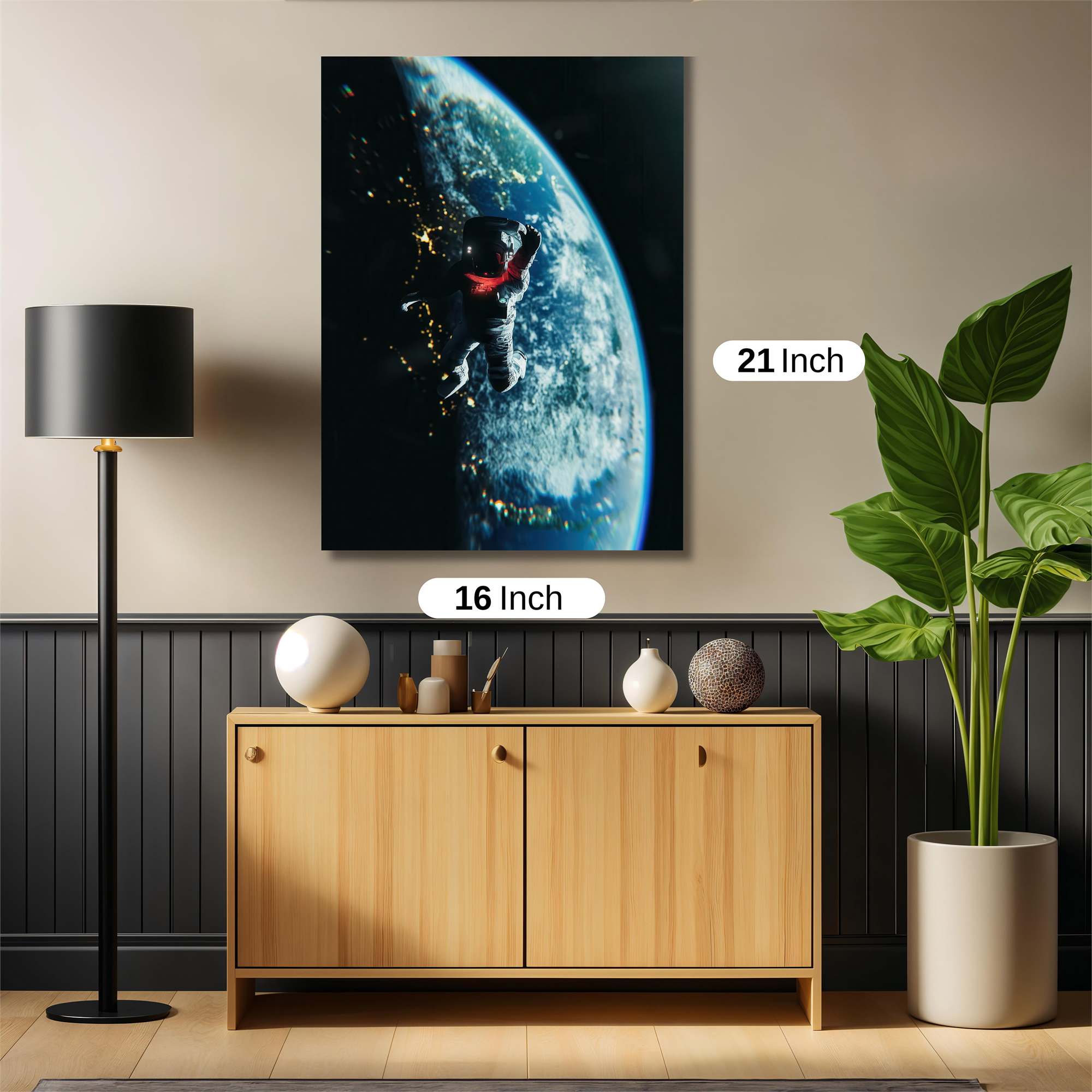 Astronaut Adrift Safe Wall Magnetic / M