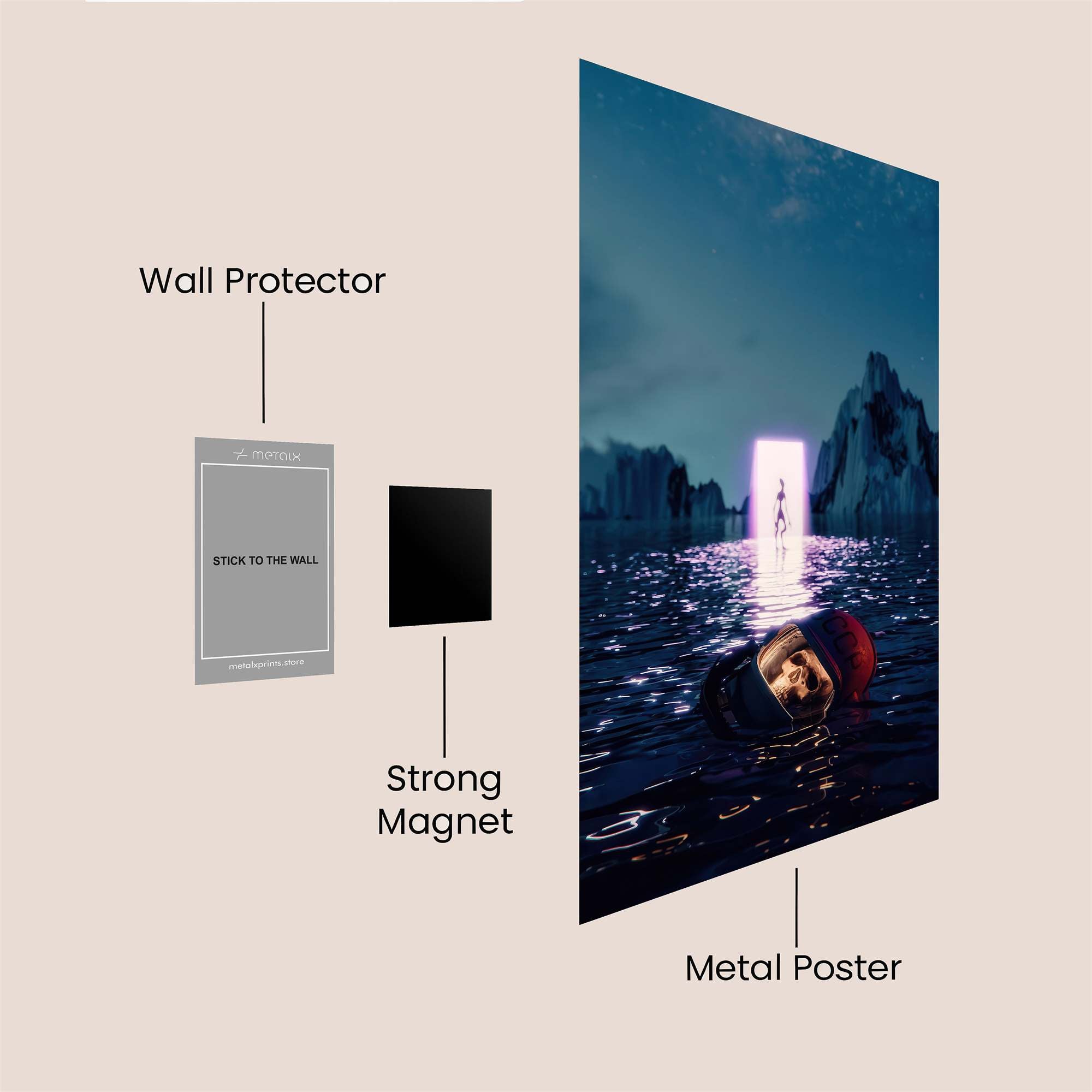 Portal Enigma Safe Wall Magnetic / M
