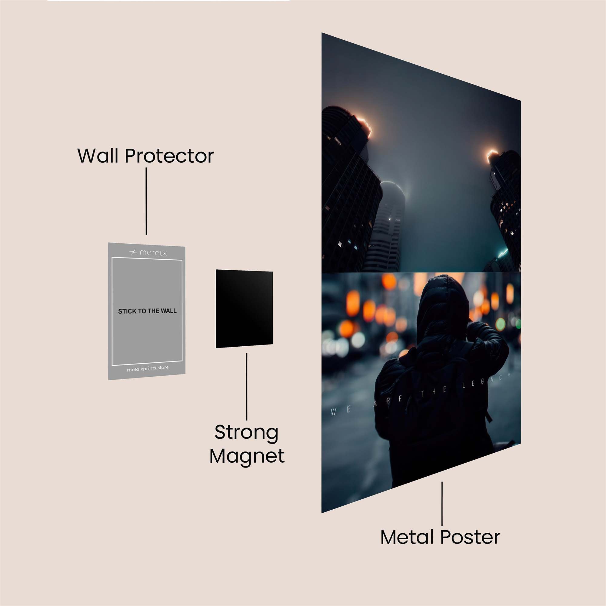 City Solitude Safe Wall Magnetic / M