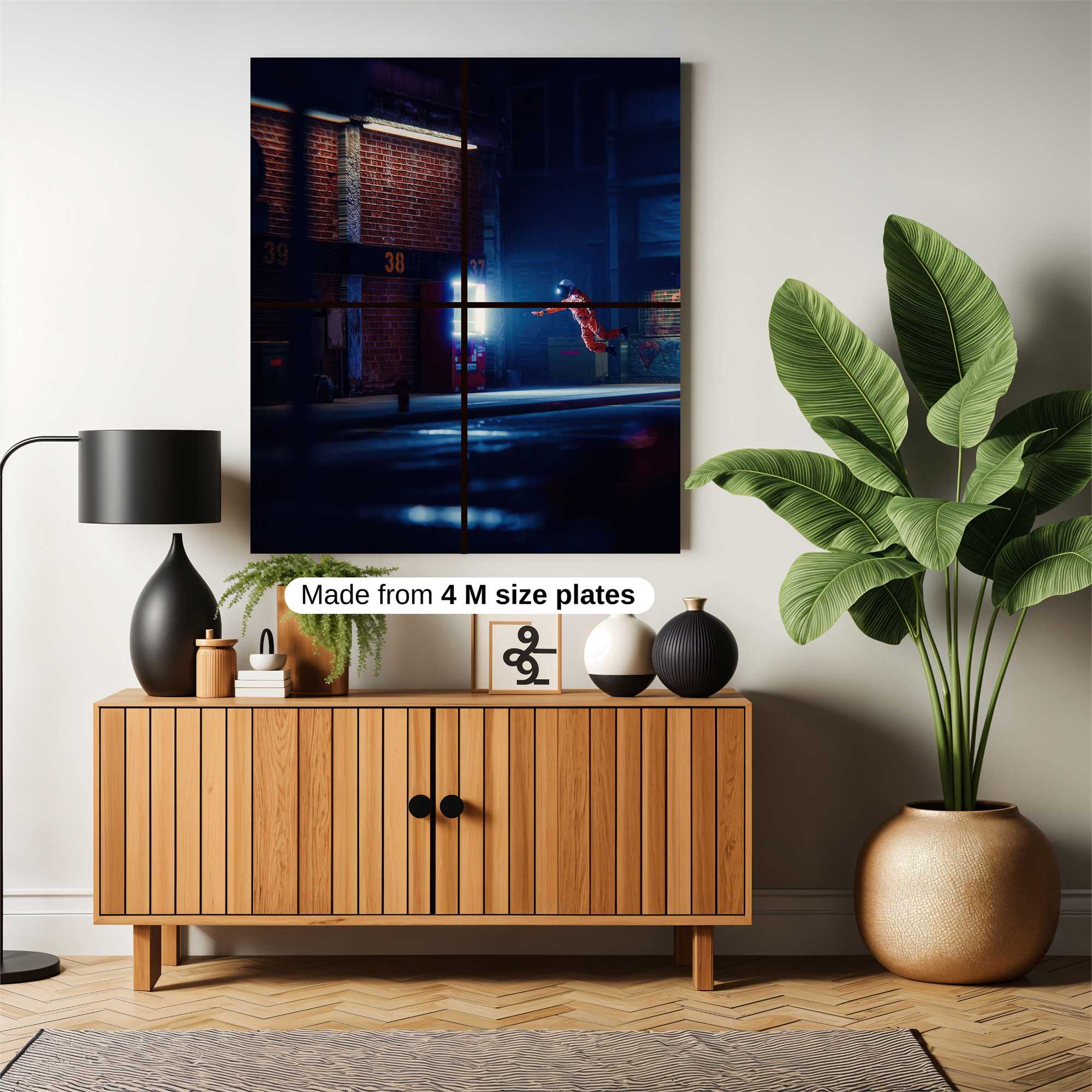 Astronaut Leap Safe Wall Magnetic / M