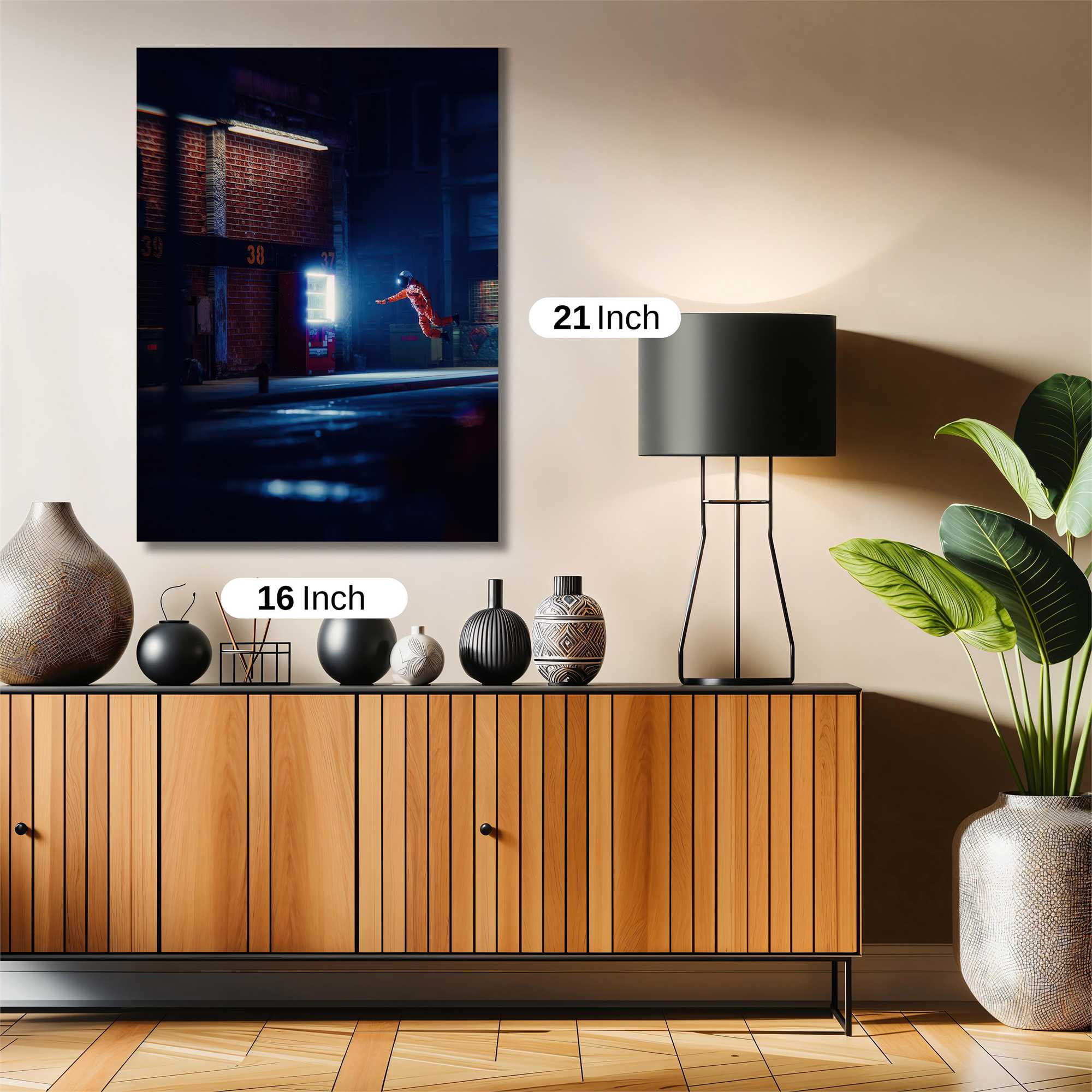 Astronaut Leap Safe Wall Magnetic / M