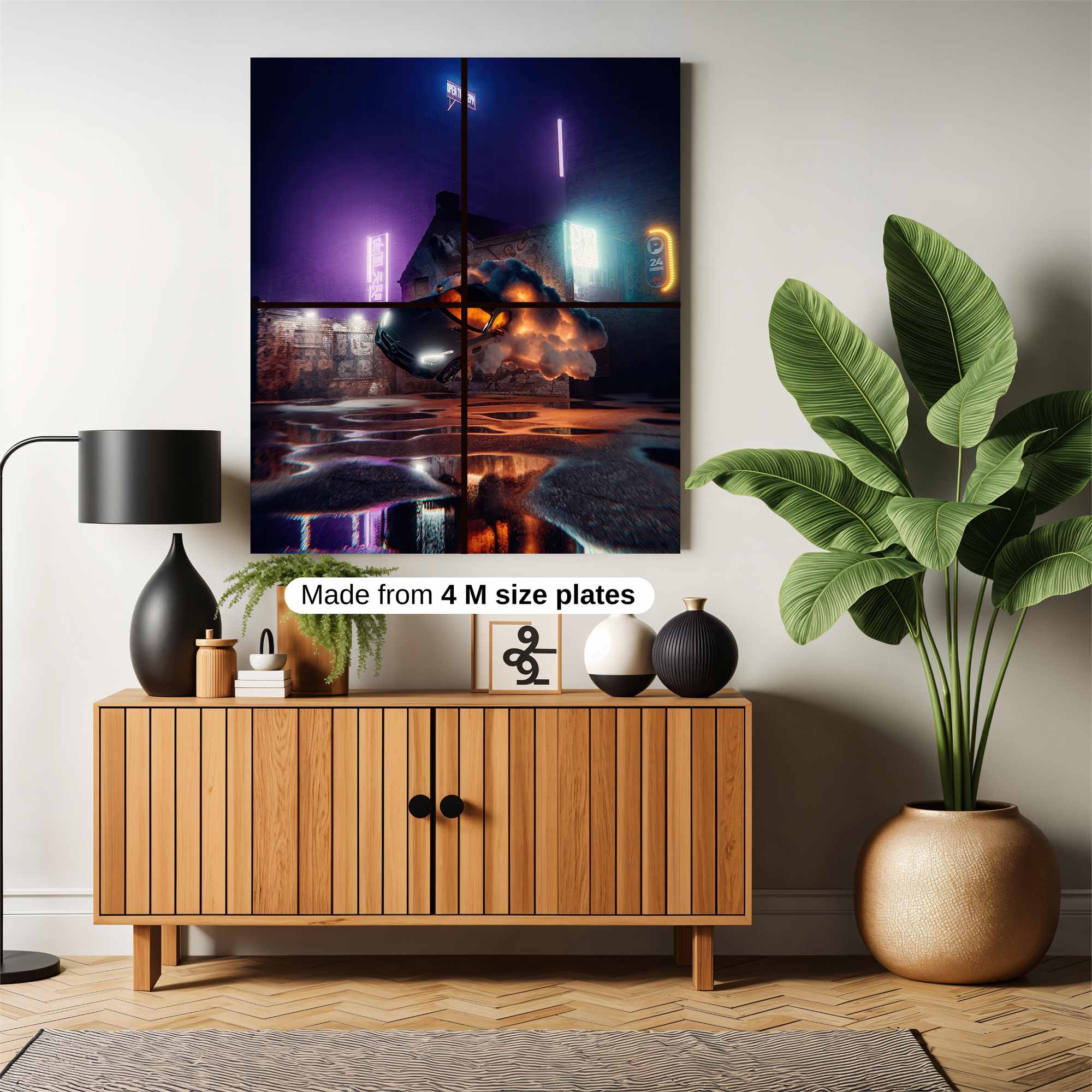 Car Eruption Safe Wall Magnetic / M