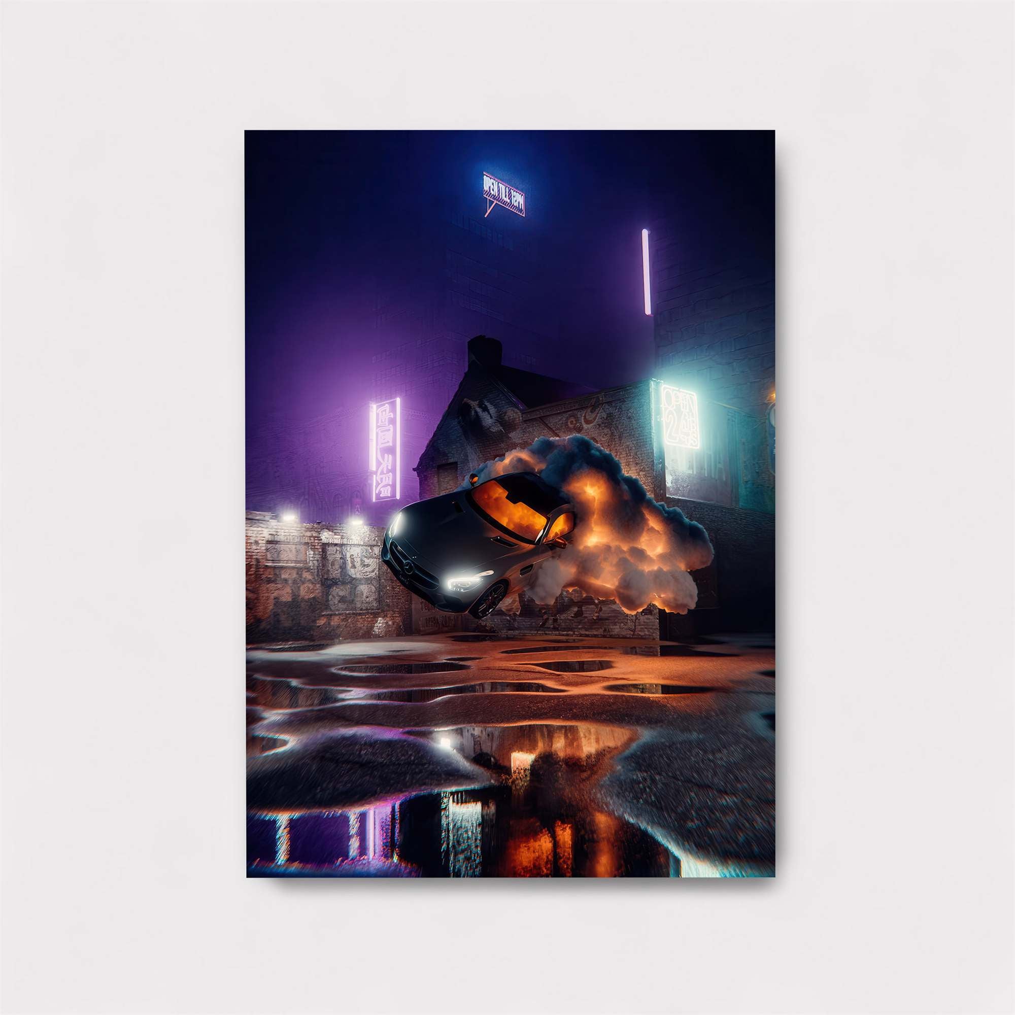 Car Eruption Safe Wall Magnetic / M