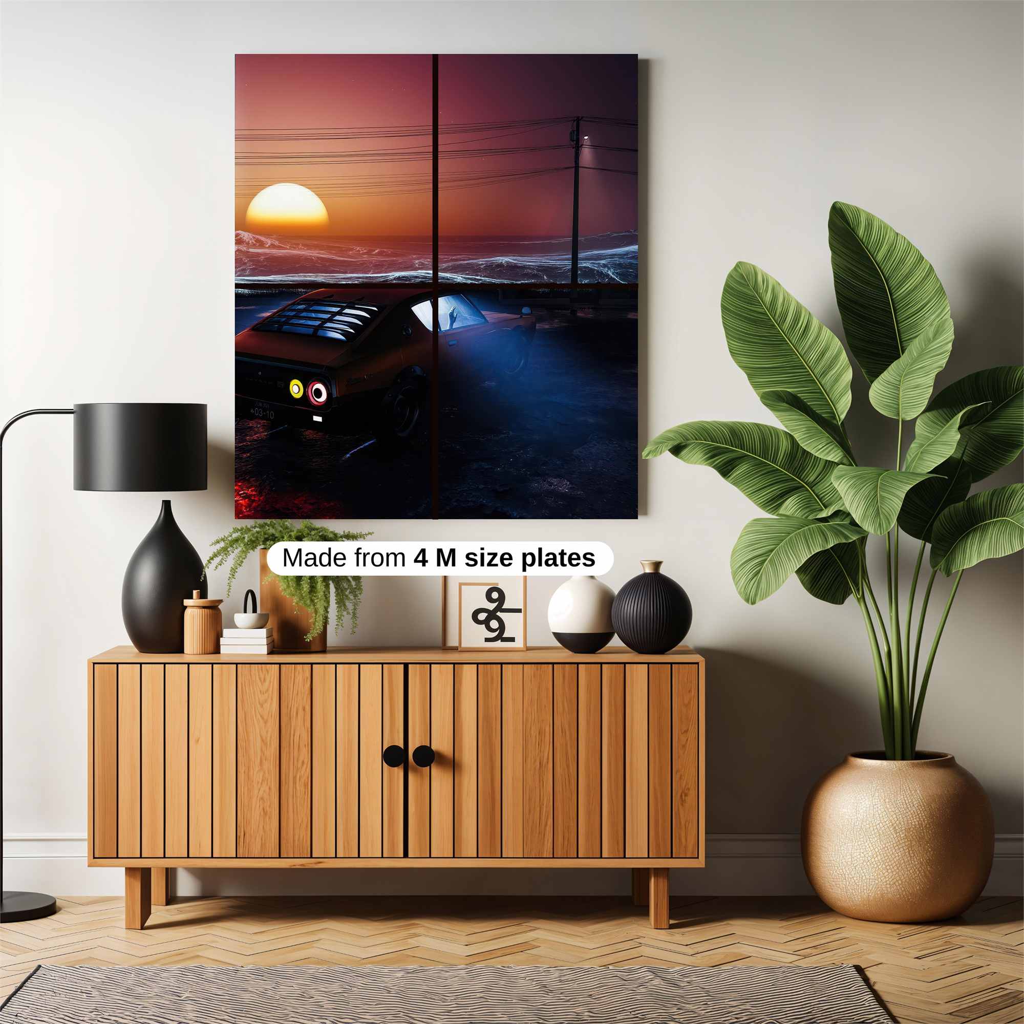 Sunset Solitude Safe Wall Magnetic / M
