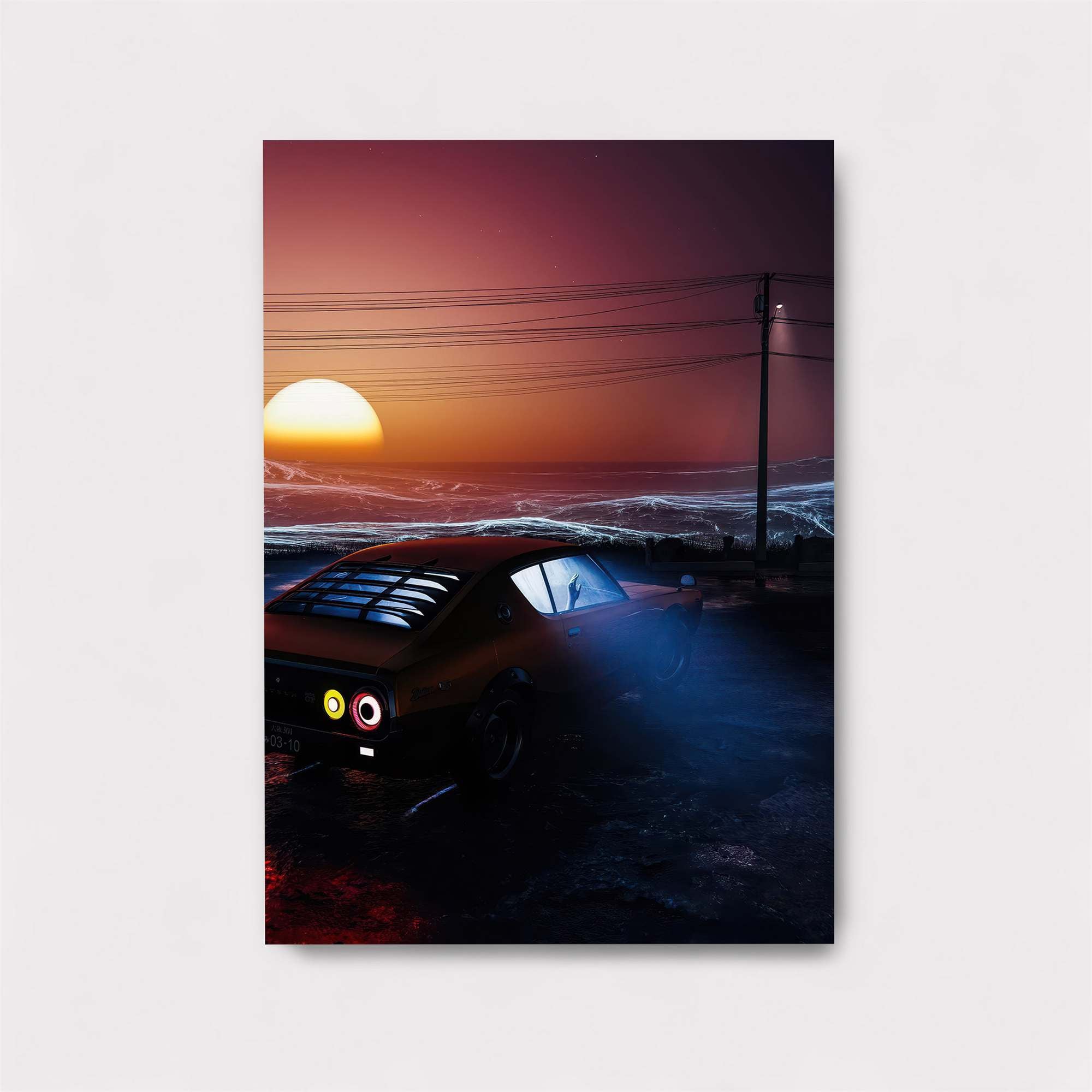 Sunset Solitude Safe Wall Magnetic / M