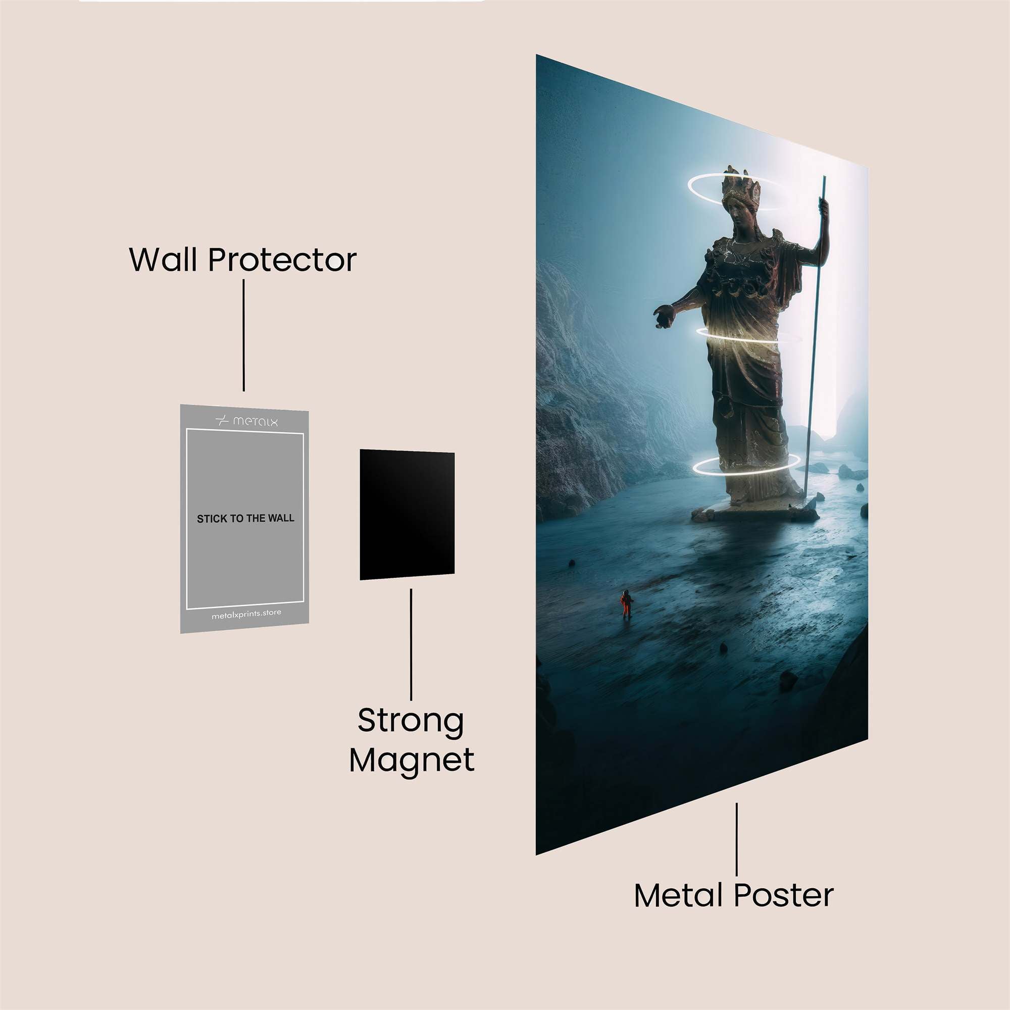 Goddess Radiant Safe Wall Magnetic / M