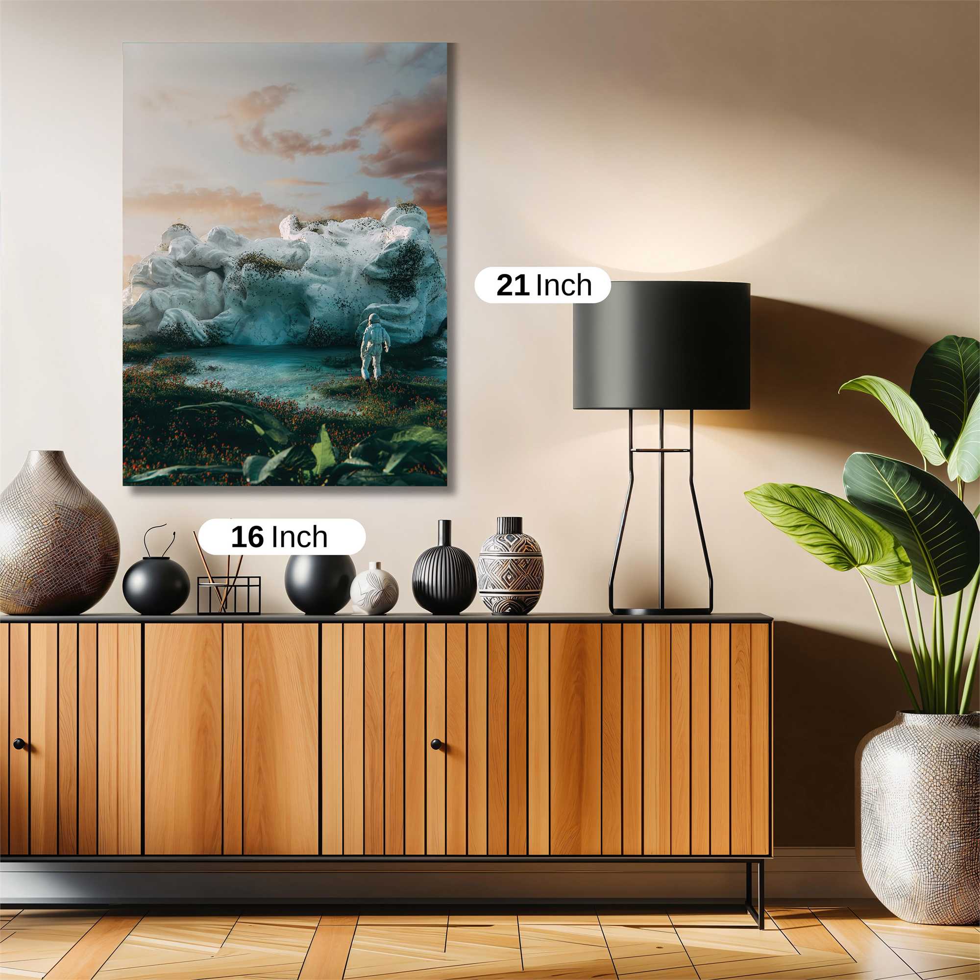 Statue Serene Safe Wall Magnetic / M