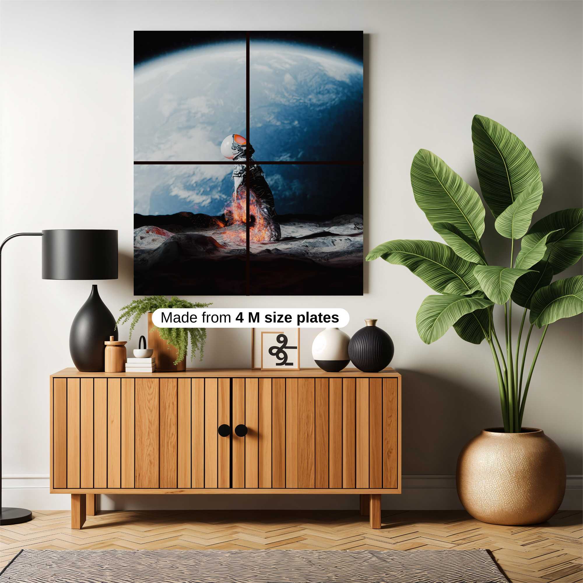 Astronaut Solitude Safe Wall Magnetic / M