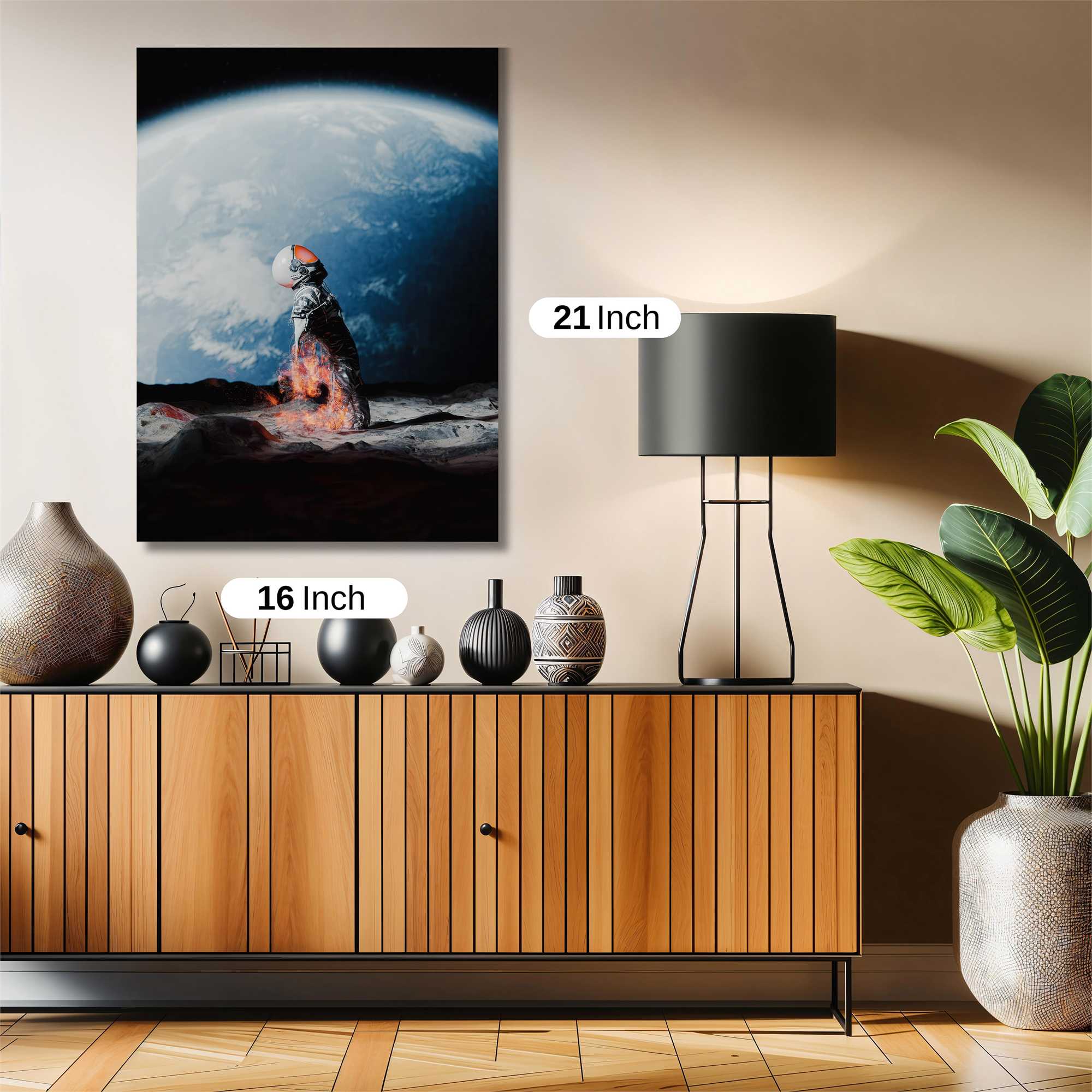 Astronaut Solitude Safe Wall Magnetic / M