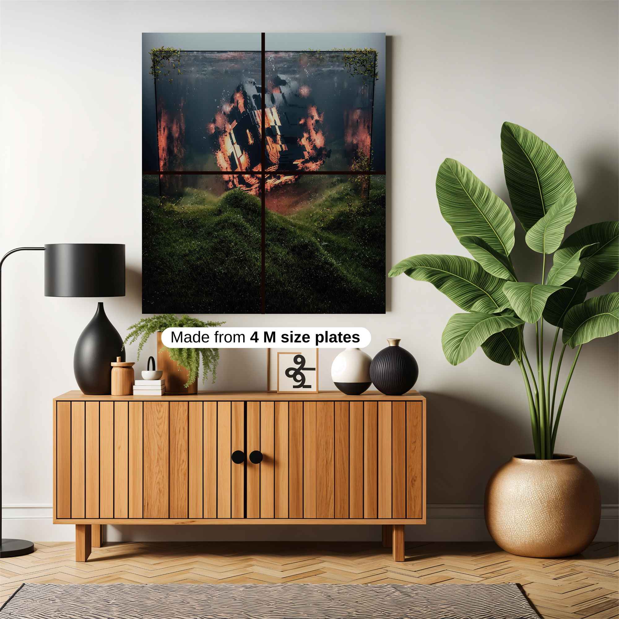 House Ablaze Safe Wall Magnetic / M