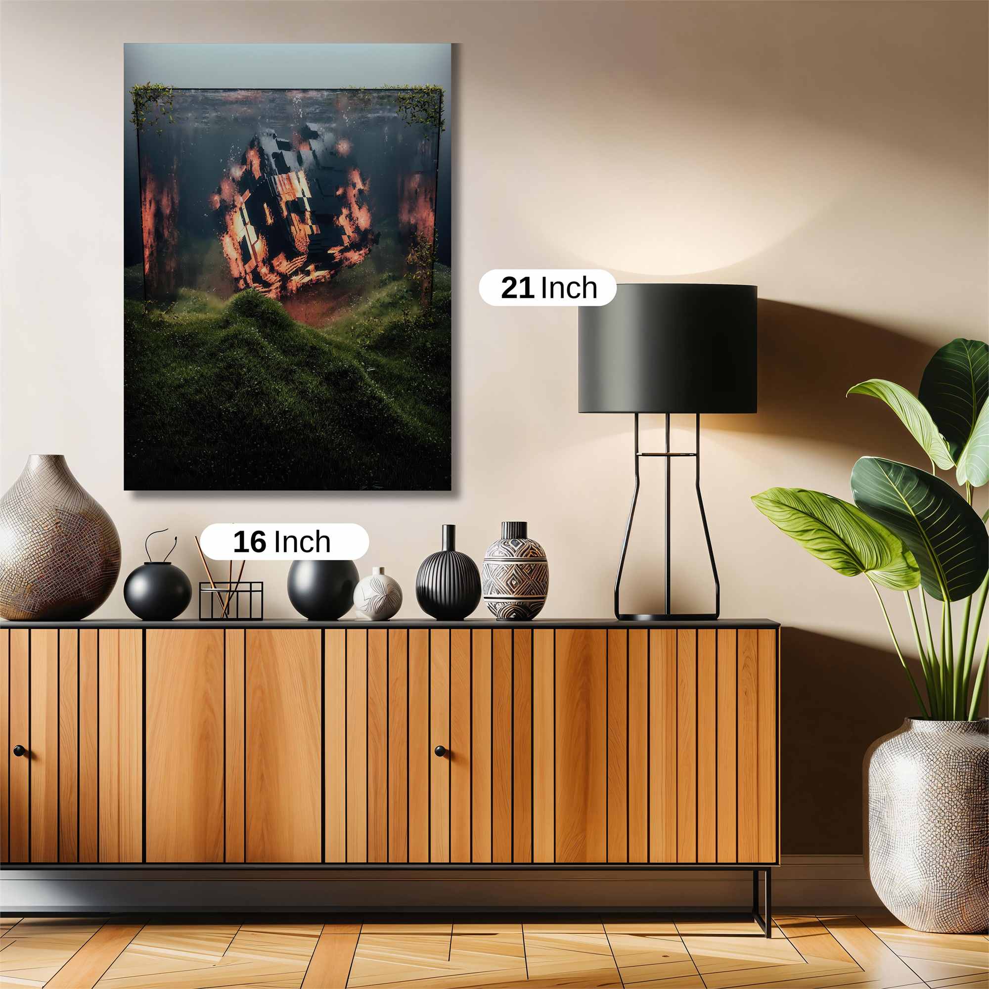 House Ablaze Safe Wall Magnetic / M