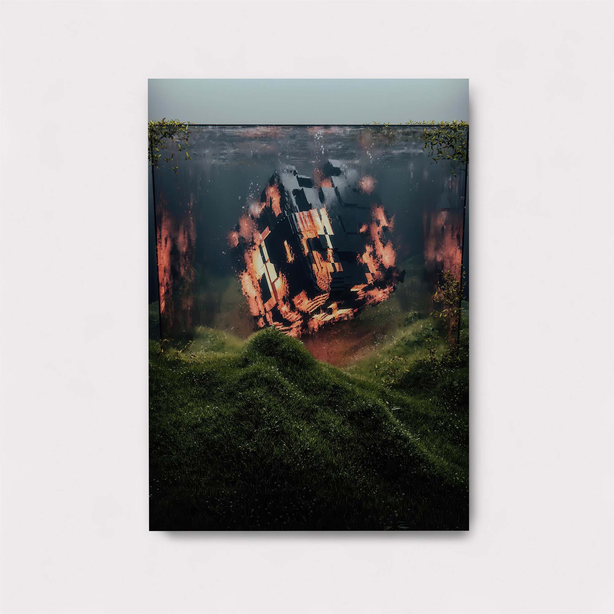 House Ablaze Safe Wall Magnetic / M