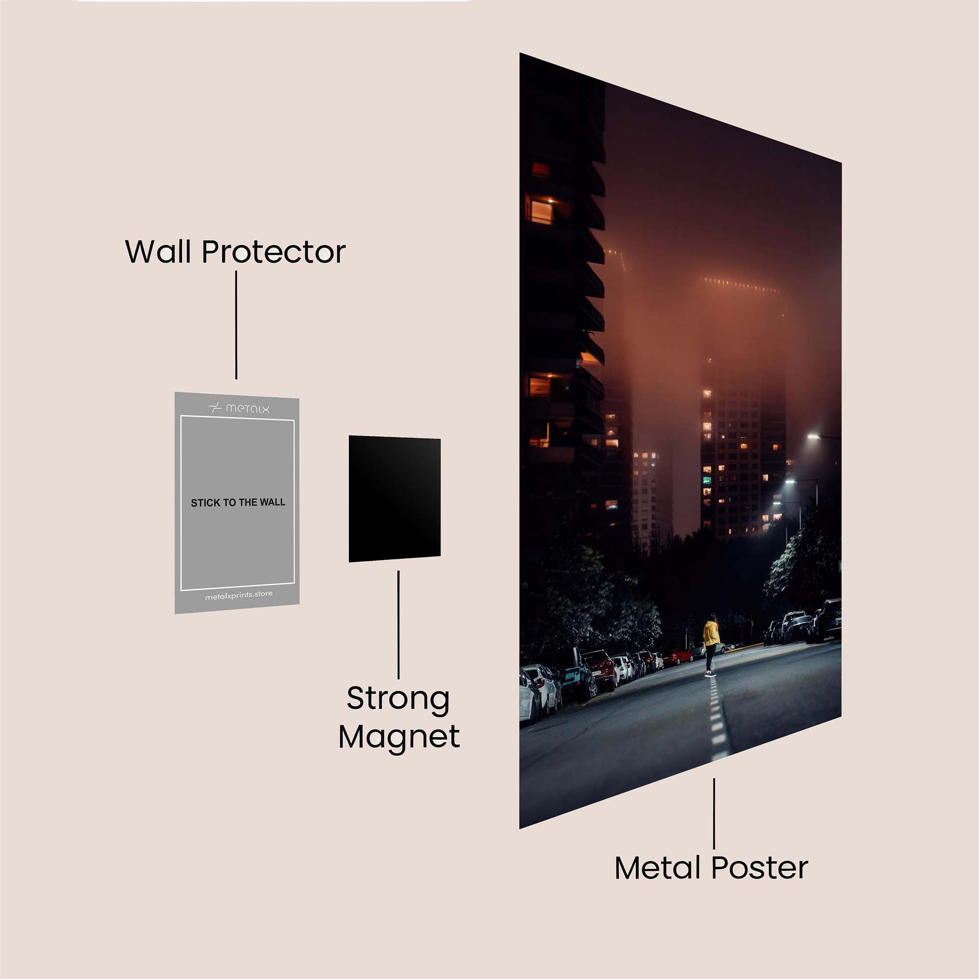 Night Runner Safe Wall Magnetic / M