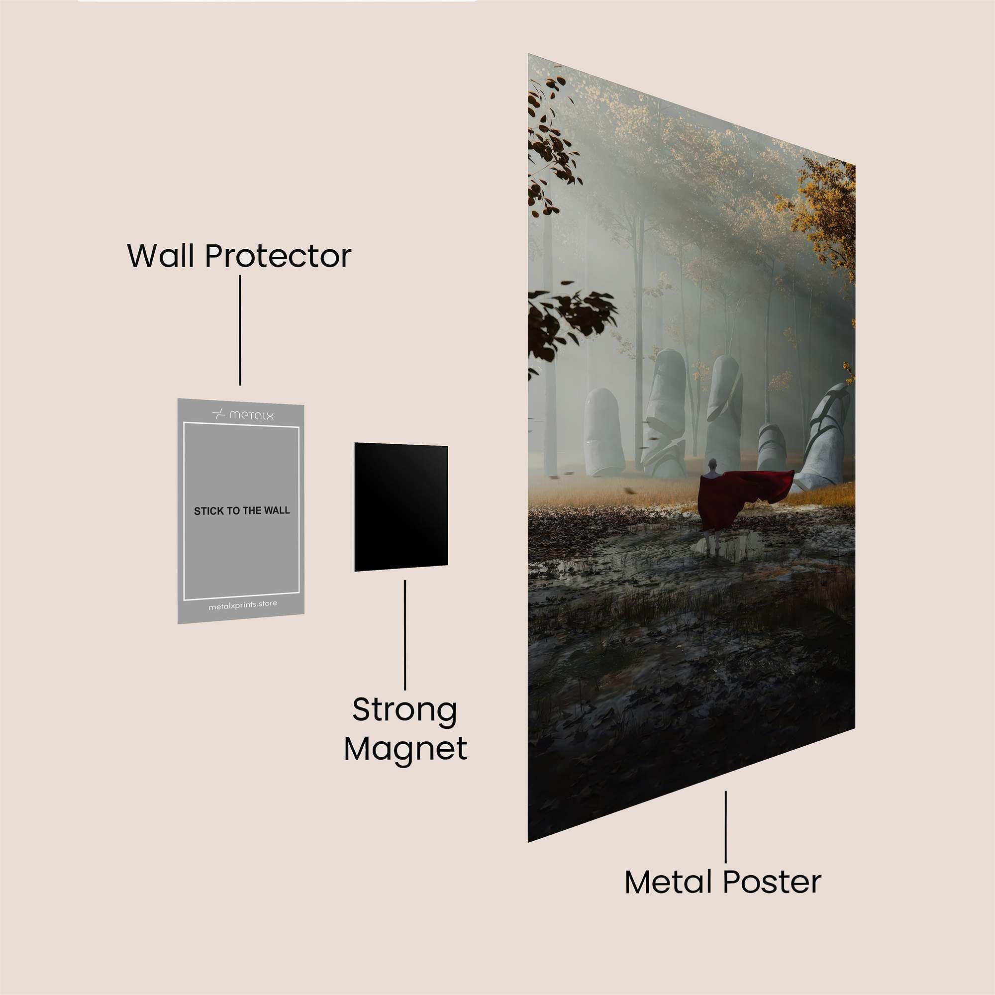 Monolith Mystery Safe Wall Magnetic / M