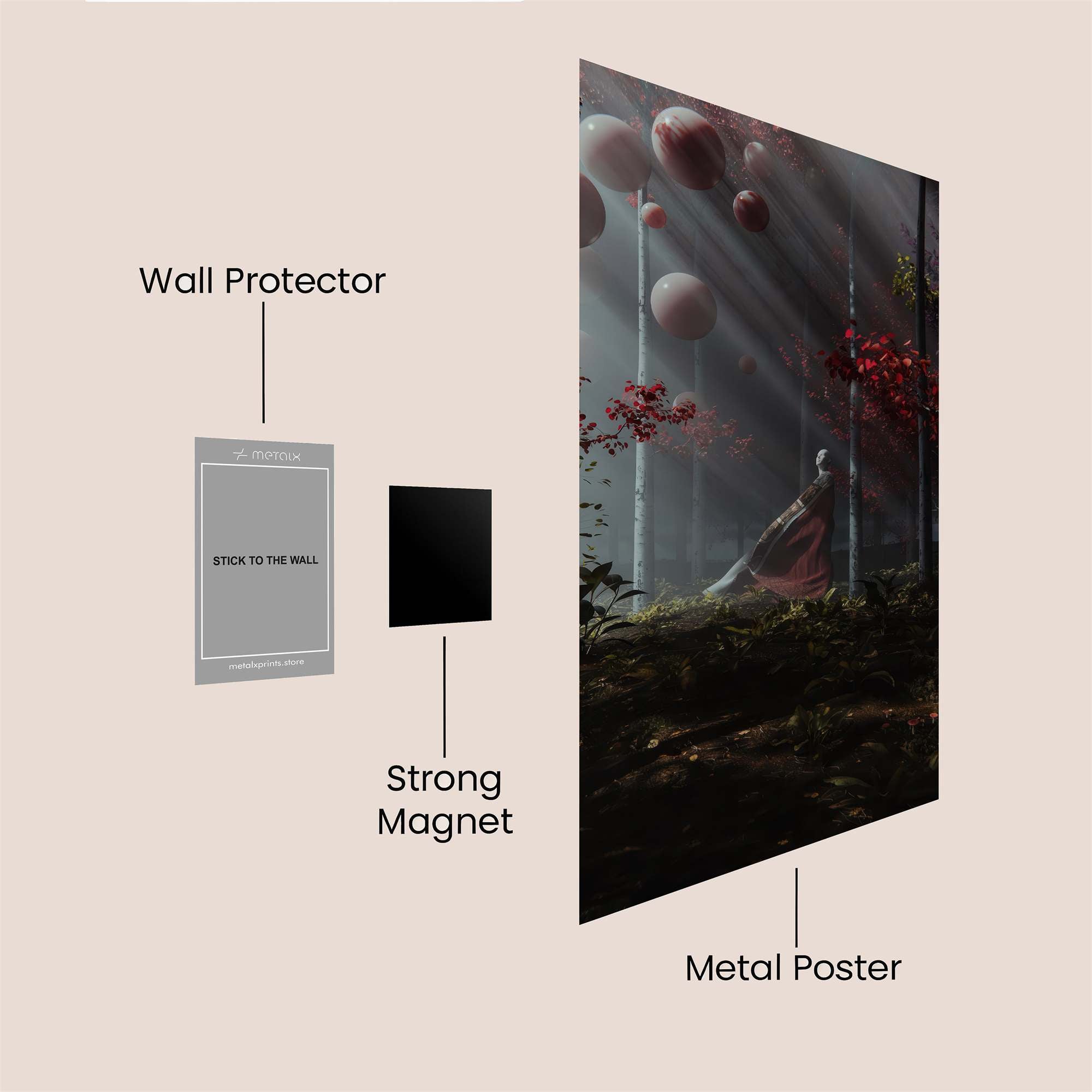 Forest Dream Safe Wall Magnetic / M