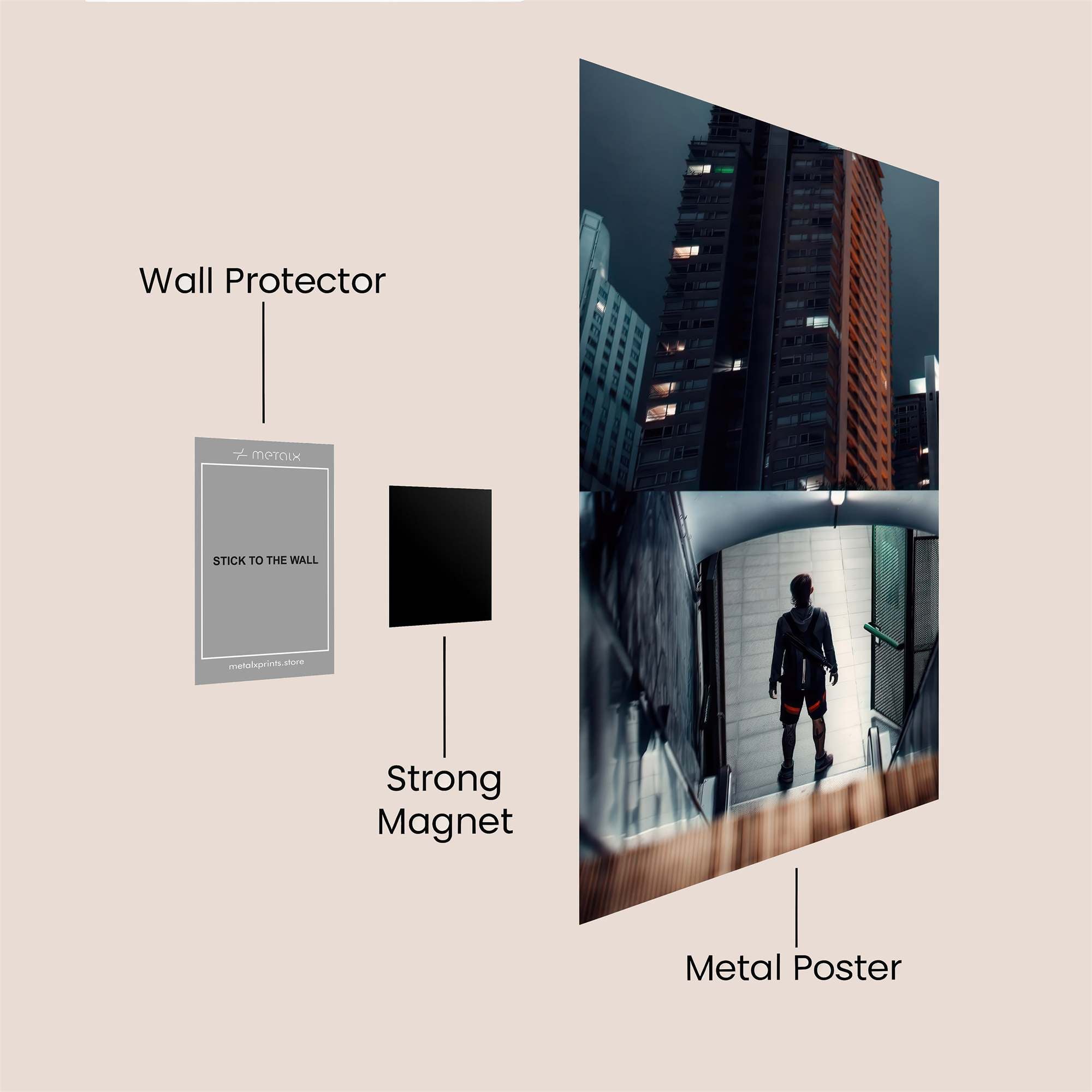 Urban Mystery Safe Wall Magnetic / M