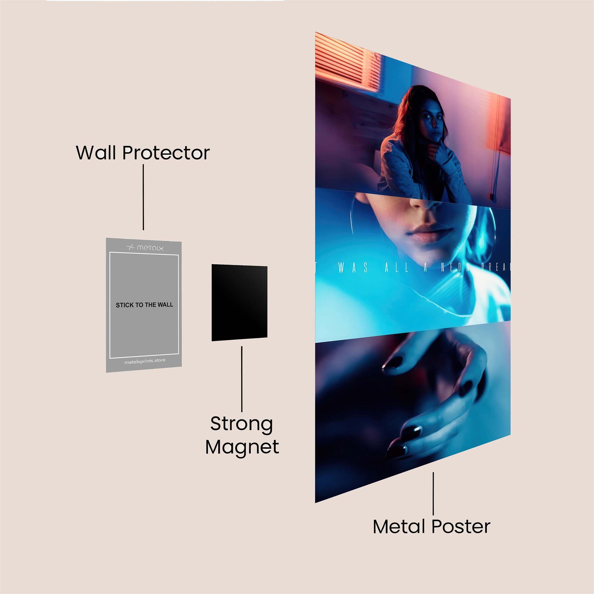 Dream Escape Safe Wall Magnetic / M