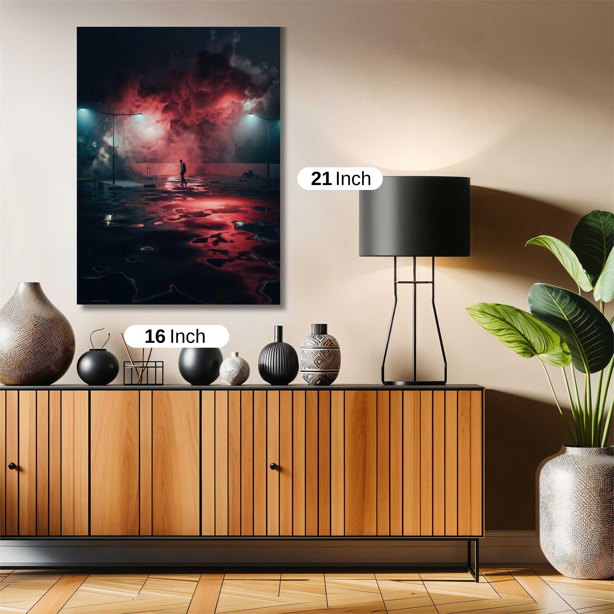 Stormy Solitude Safe Wall Magnetic / M