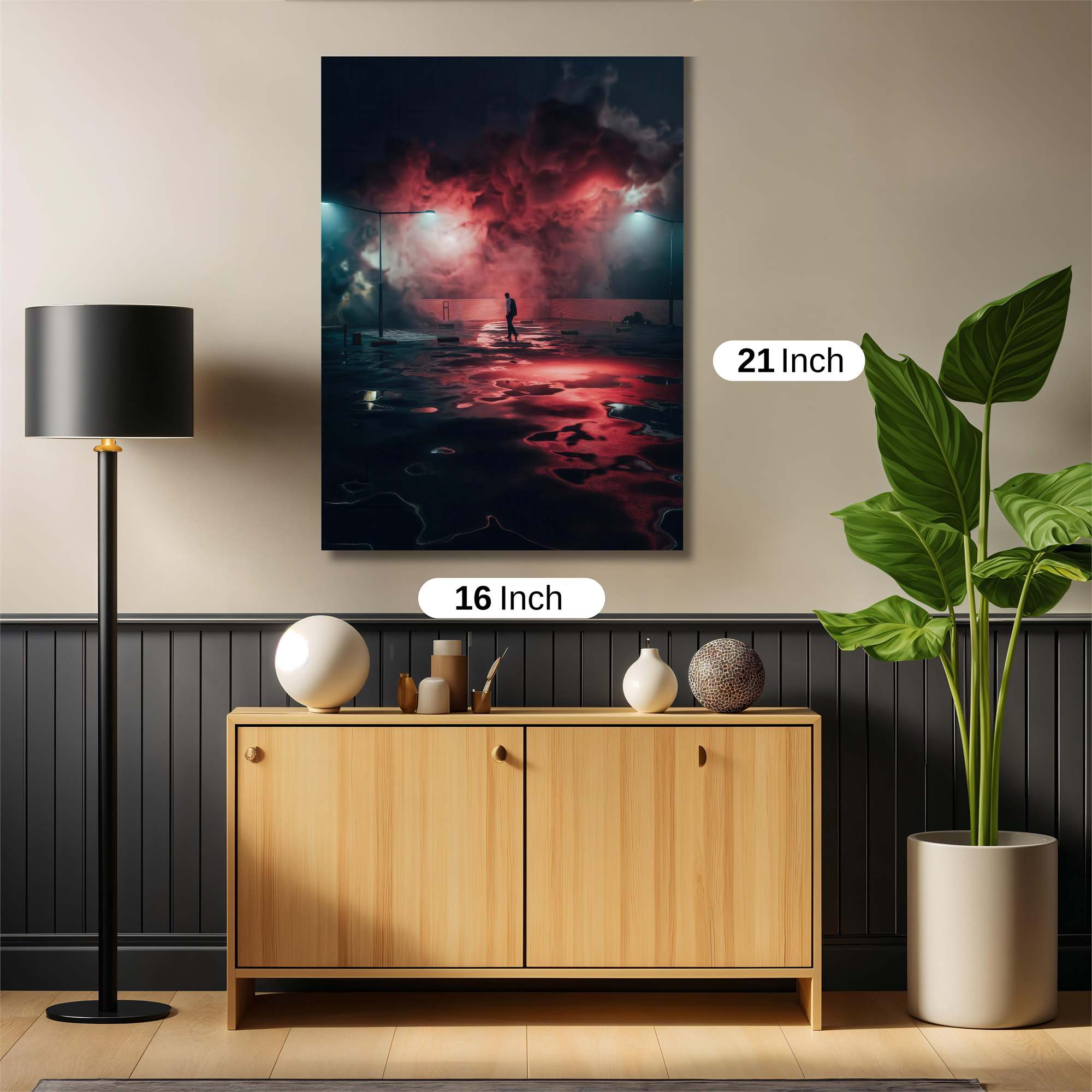 Stormy Solitude Safe Wall Magnetic / M
