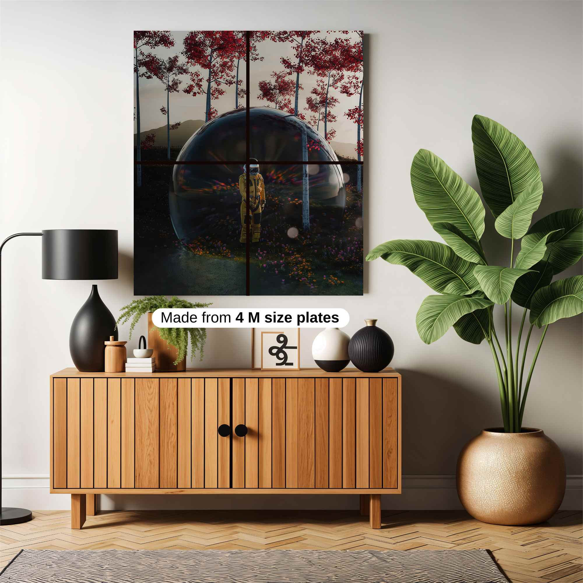 Astronaut Serene Safe Wall Magnetic / M