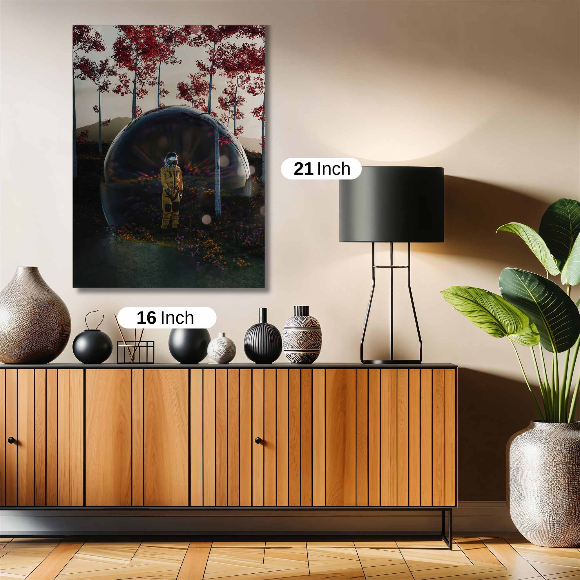 Astronaut Serene Safe Wall Magnetic / M