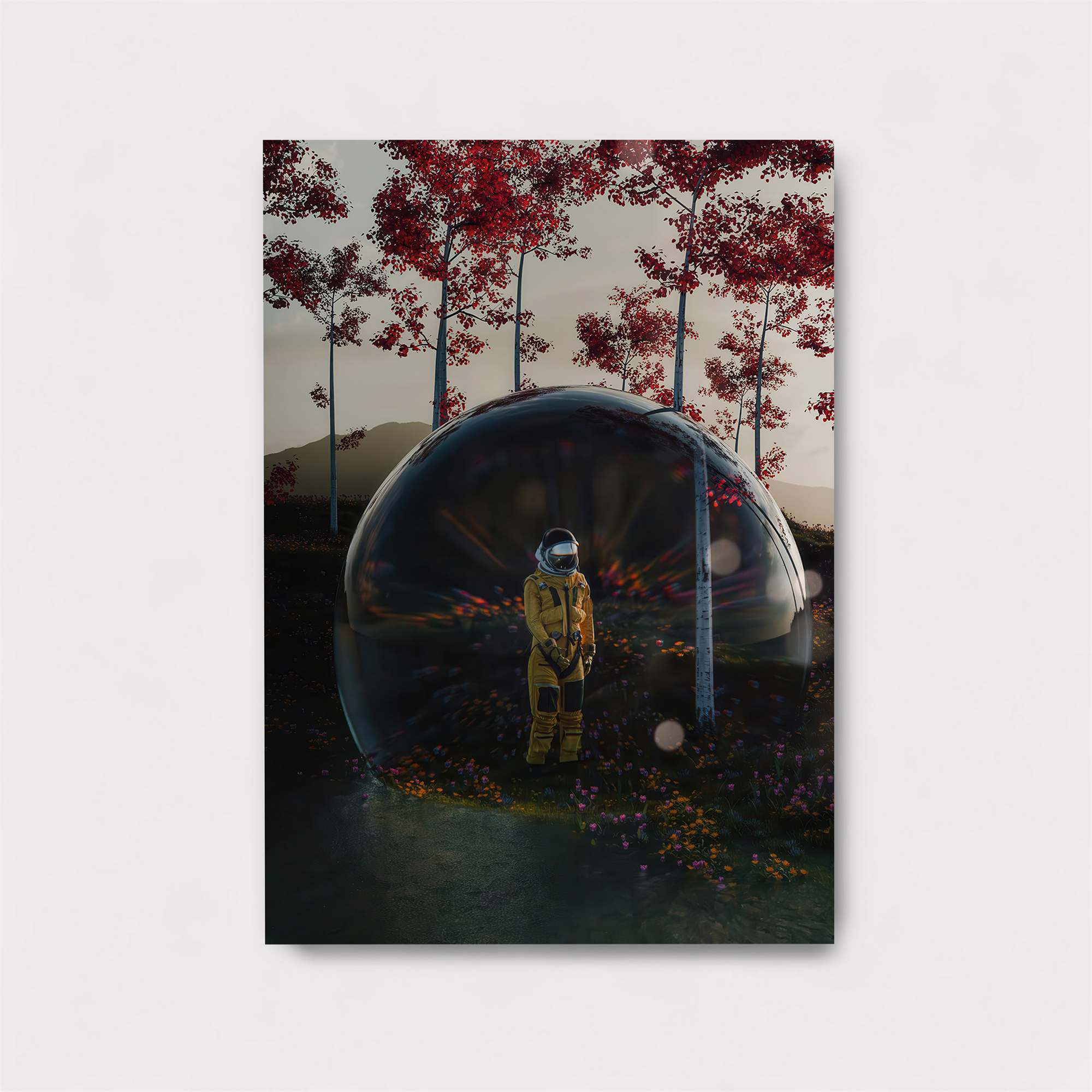 Astronaut Serene Safe Wall Magnetic / M