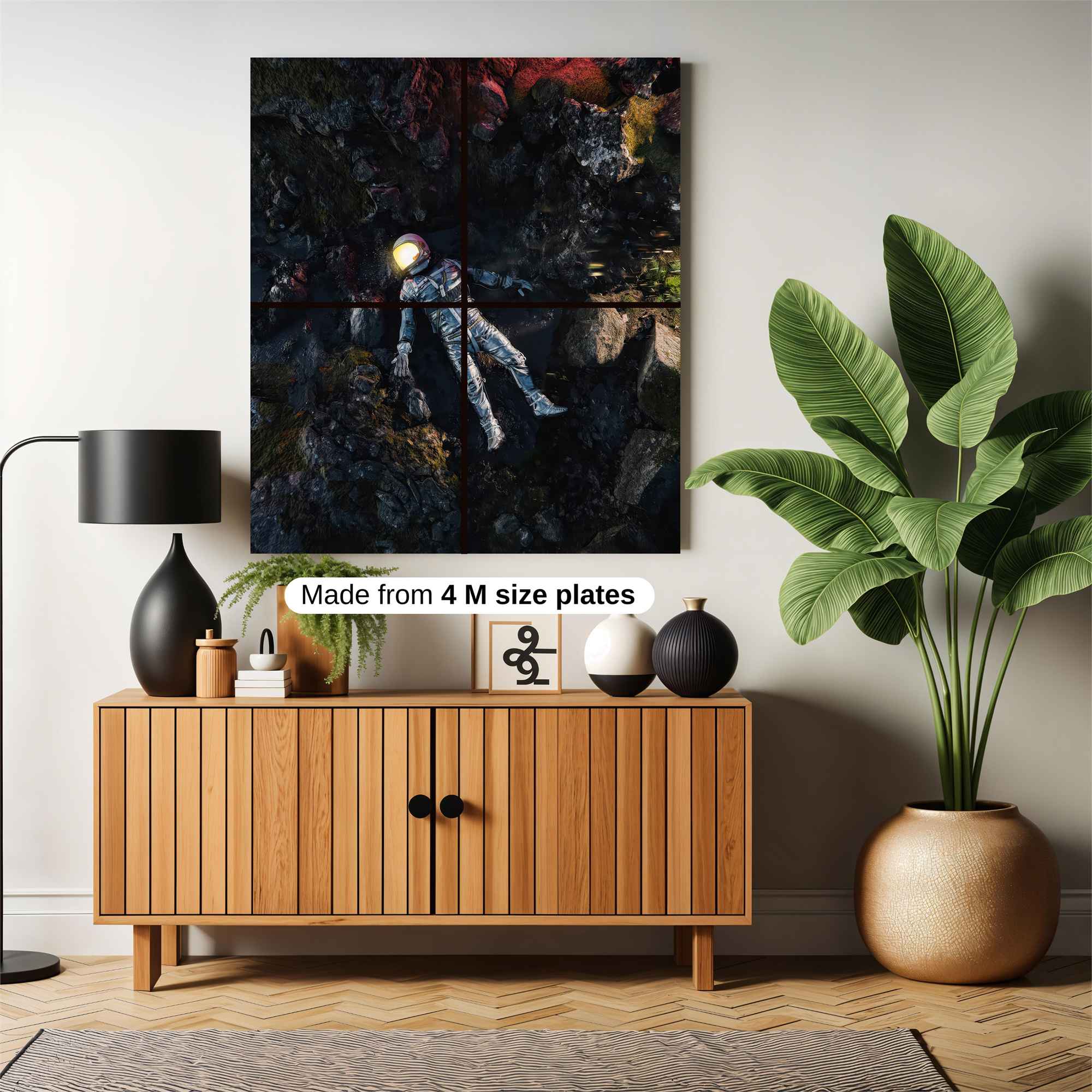 Astronaut Adrift Safe Wall Magnetic / M