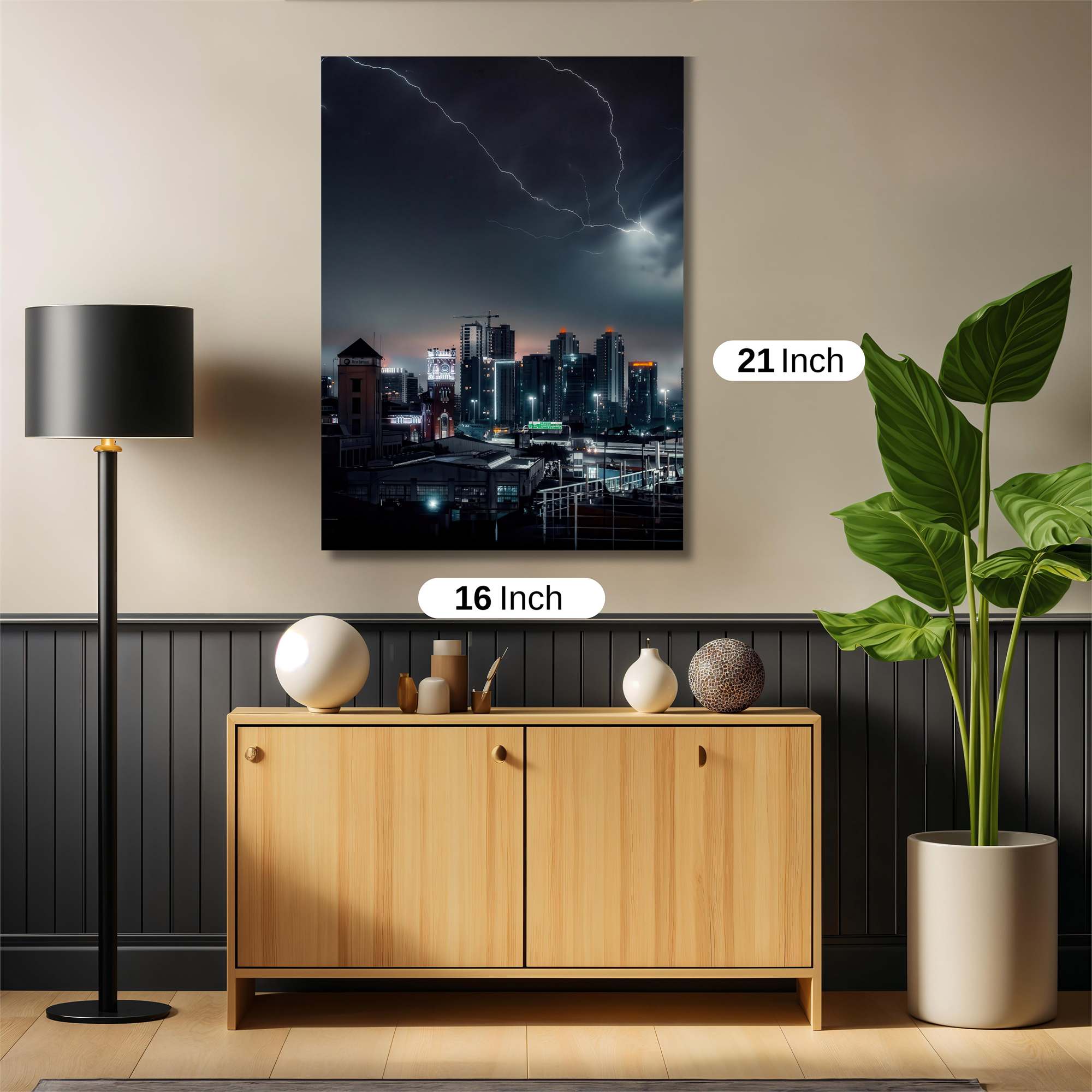 Stormy Night Safe Wall Magnetic / M