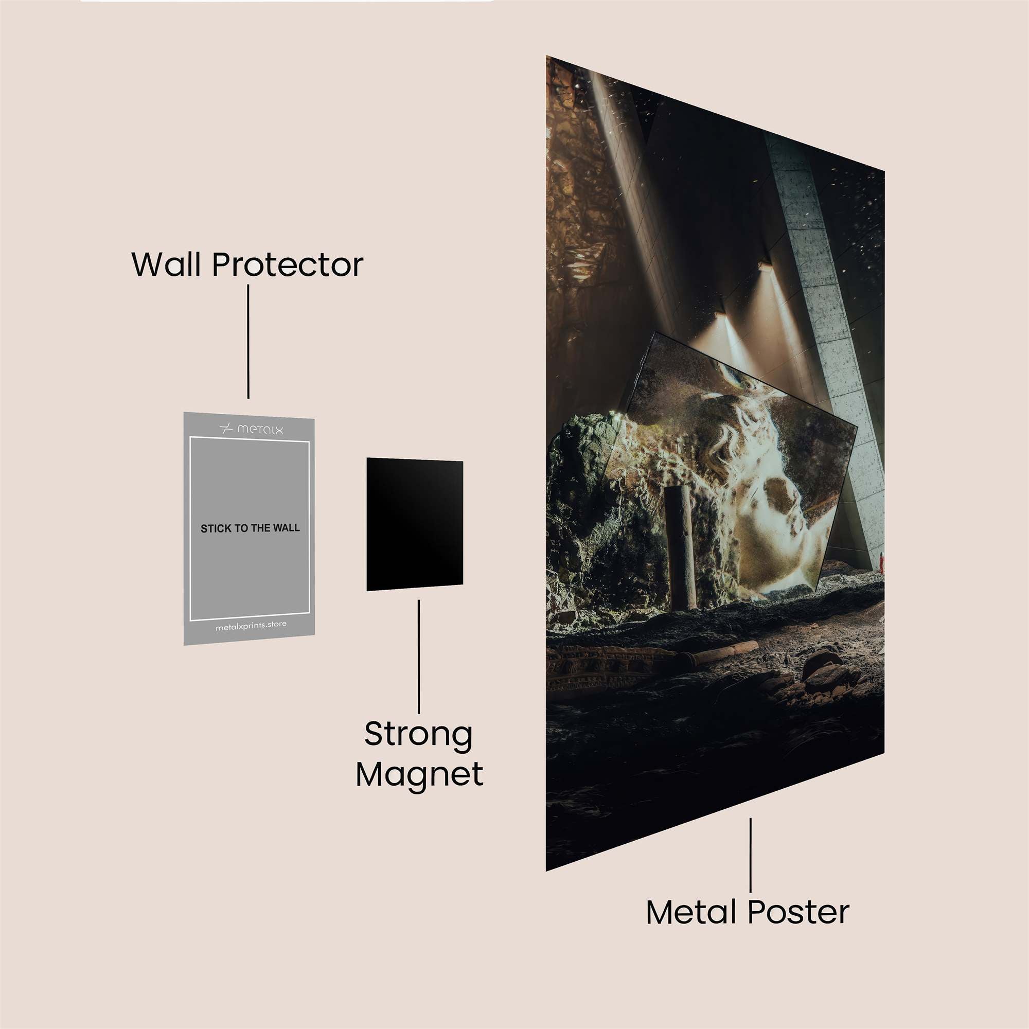 Monolith Mystery Safe Wall Magnetic / M