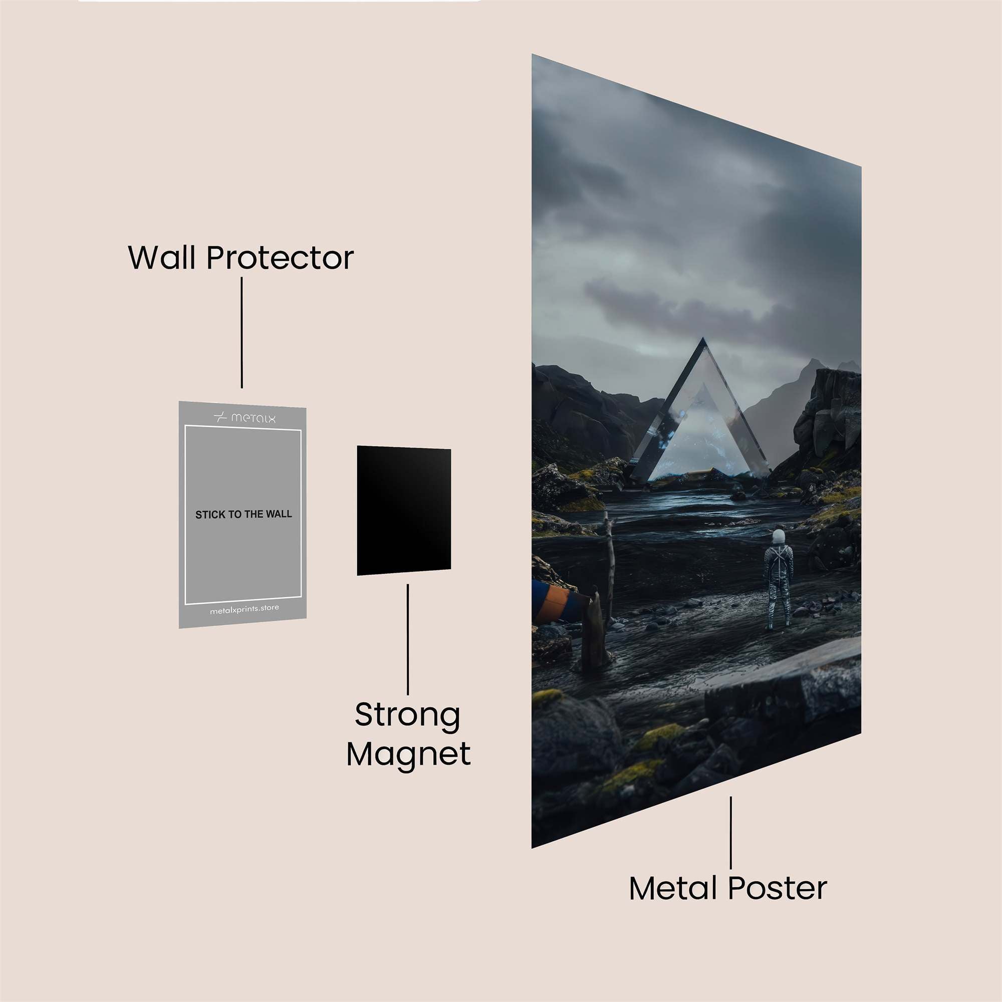 Portal Enigma Safe Wall Magnetic / M