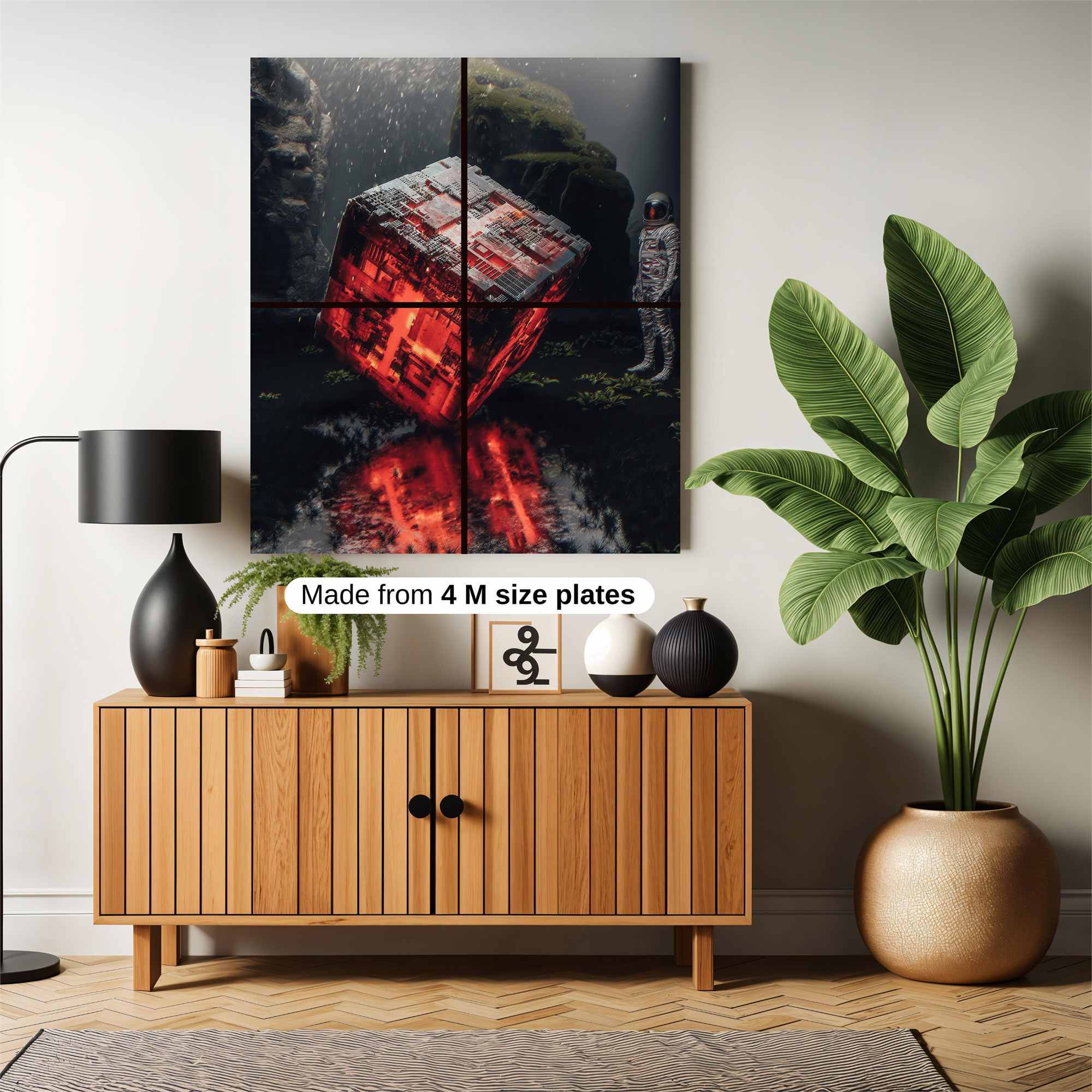Cube Enigma Safe Wall Magnetic / M