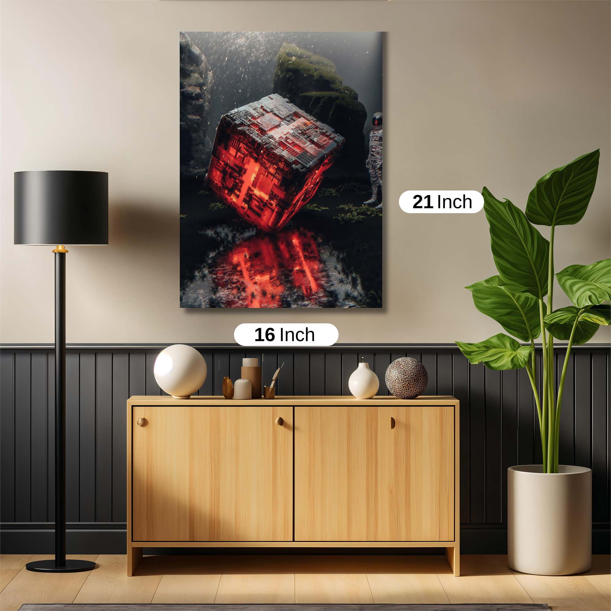 Cube Enigma Safe Wall Magnetic / M