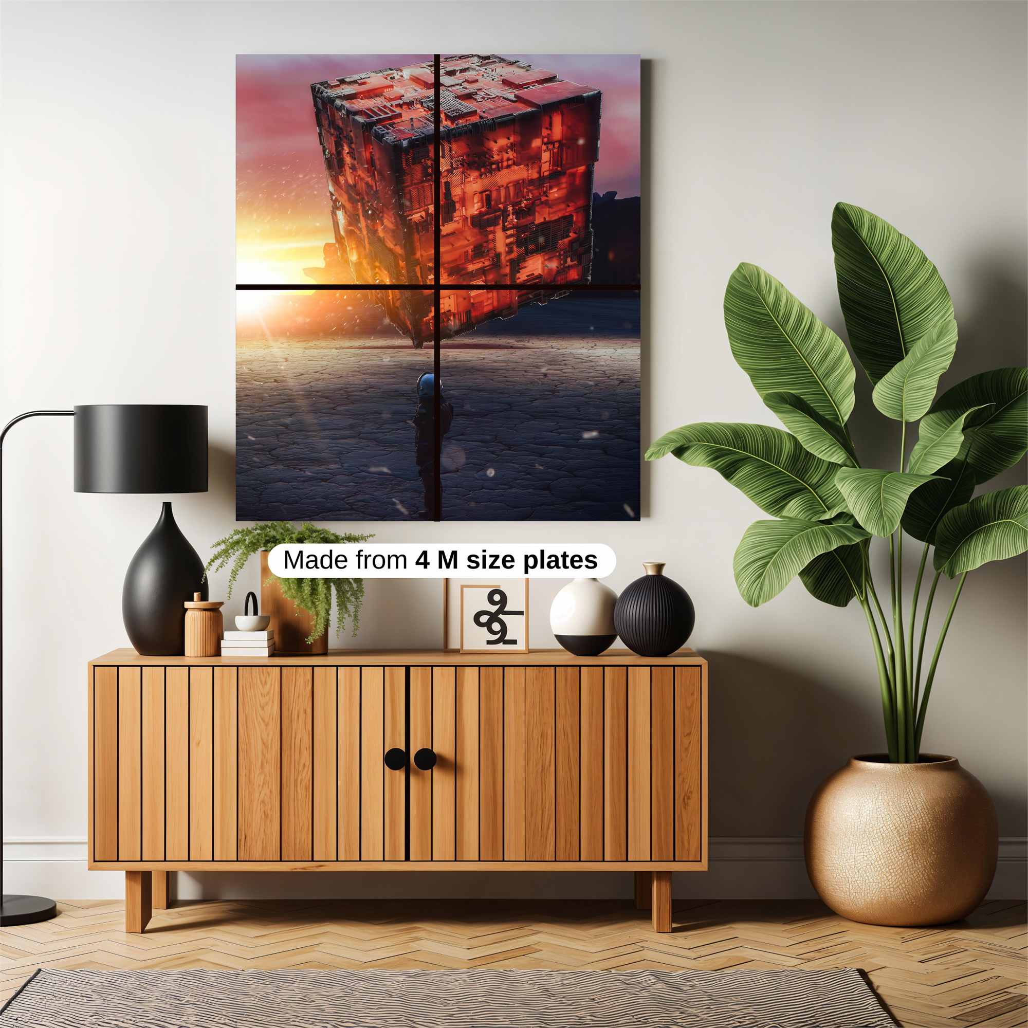 Cube Enigma Safe Wall Magnetic / M