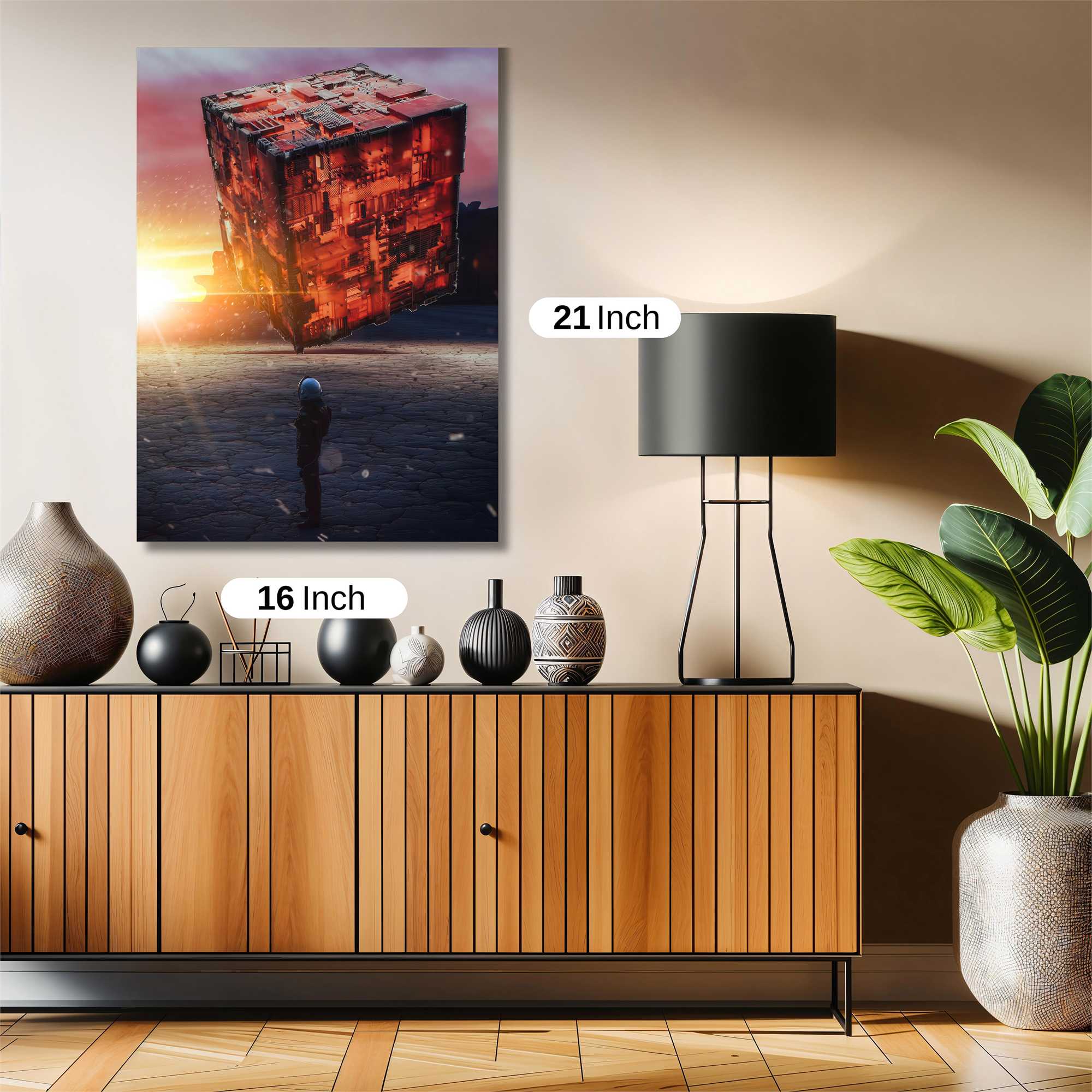 Cube Enigma Safe Wall Magnetic / M