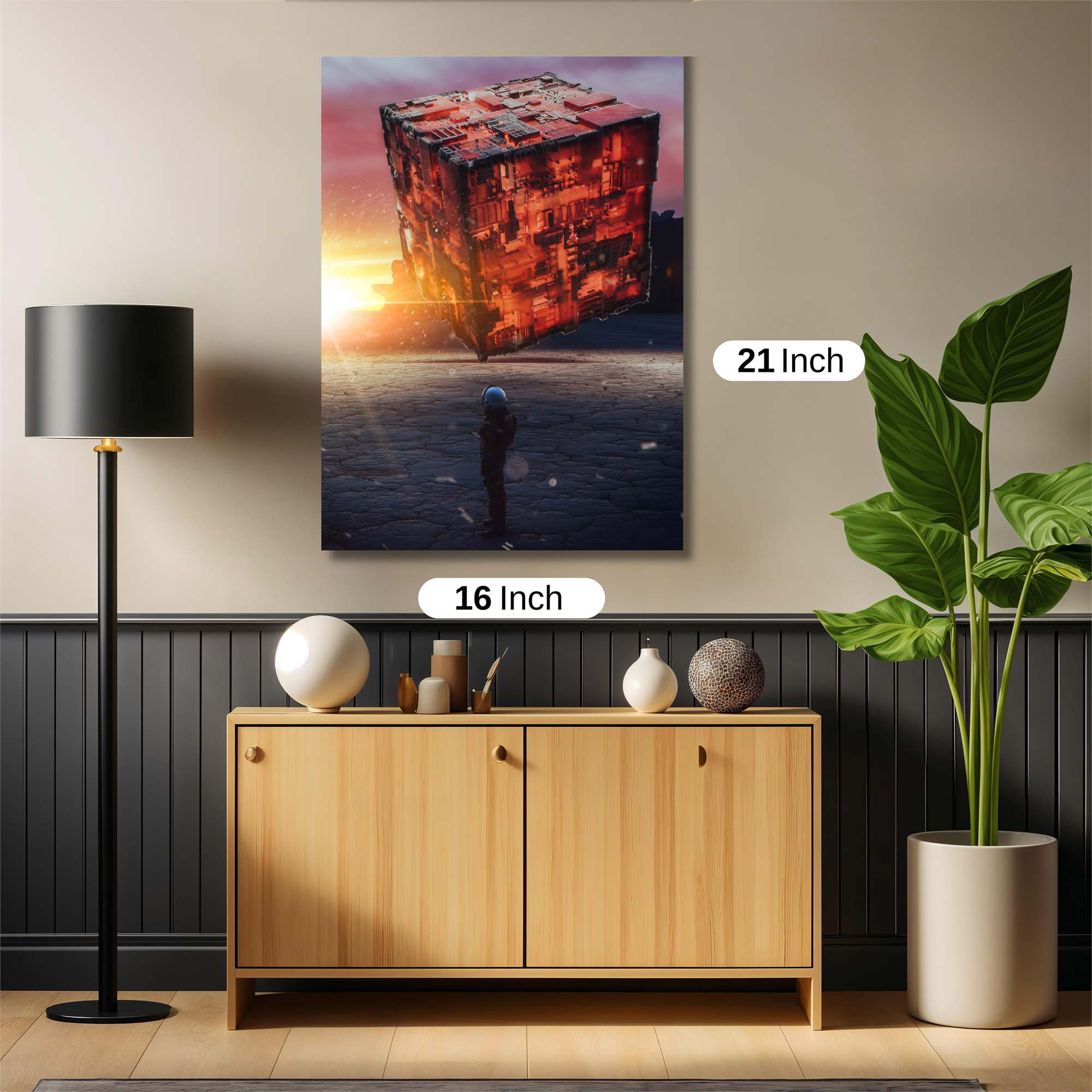 Cube Enigma Safe Wall Magnetic / M