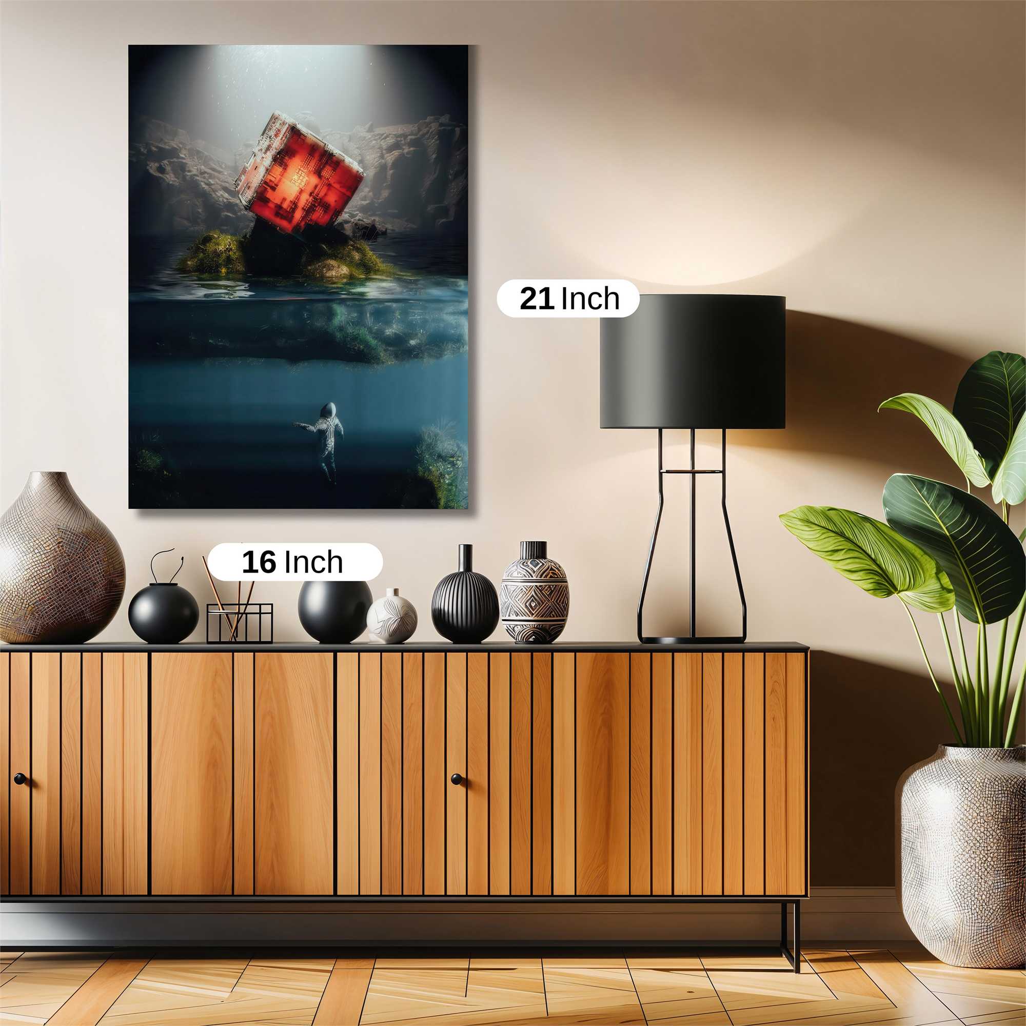 Cube Enigma Safe Wall Magnetic / M