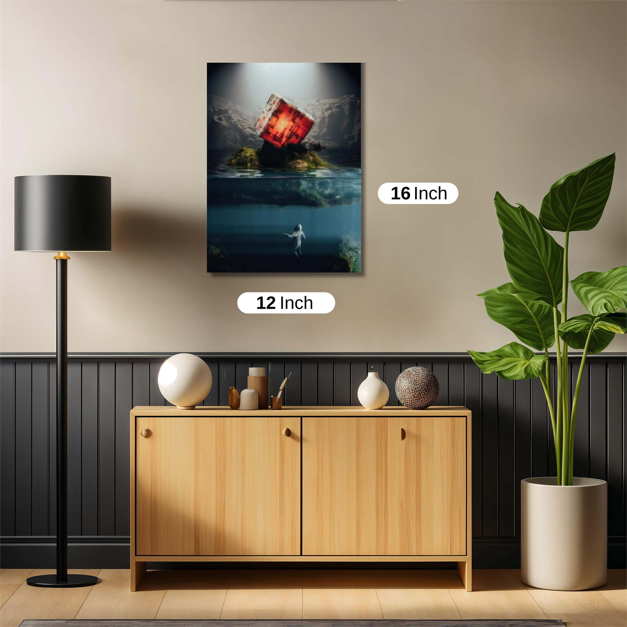 Cube Enigma Safe Wall Magnetic / M