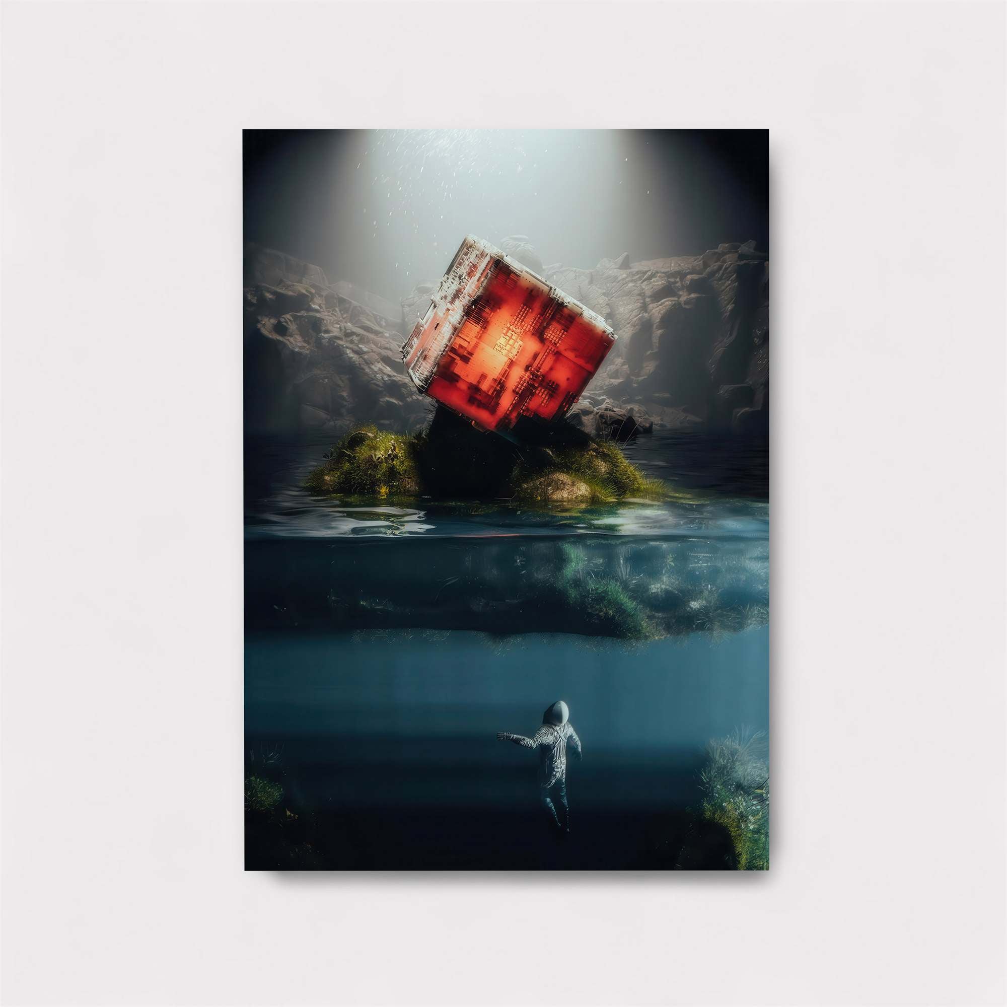 Cube Enigma Safe Wall Magnetic / M