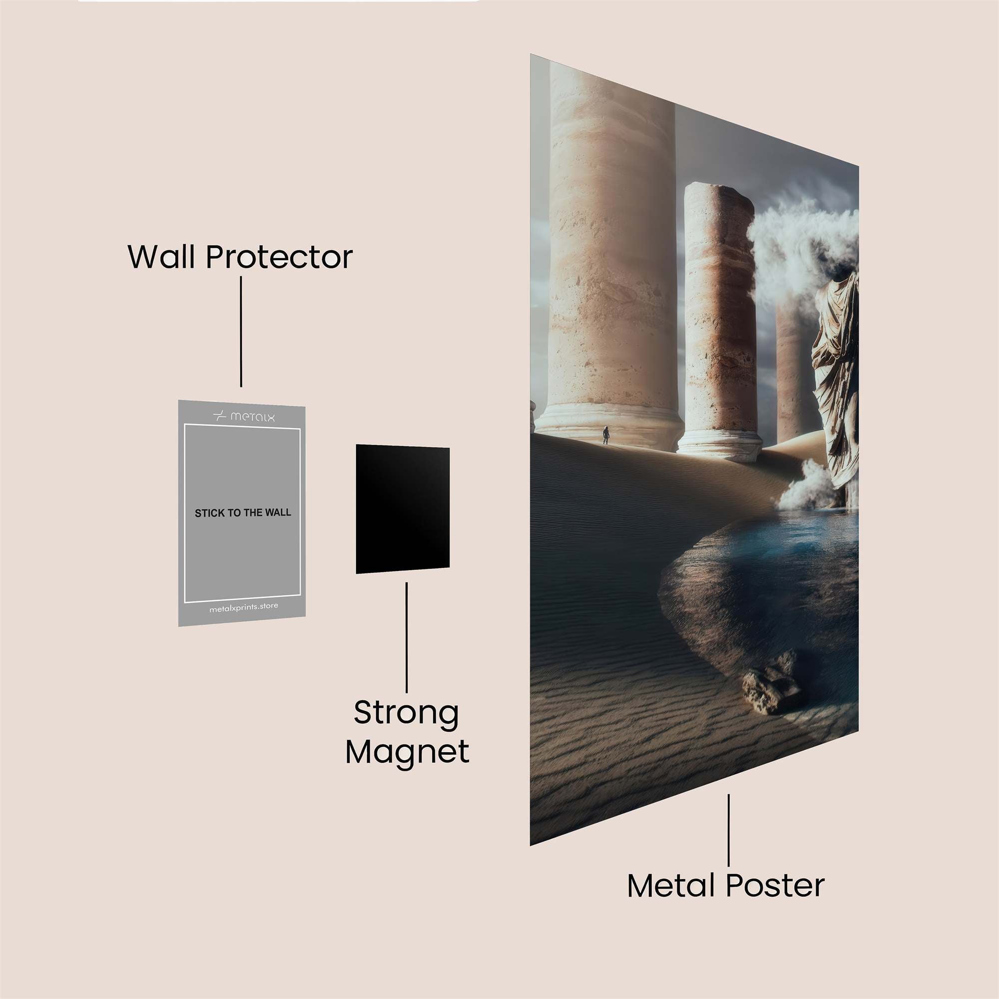 Venus Emerges Safe Wall Magnetic / M
