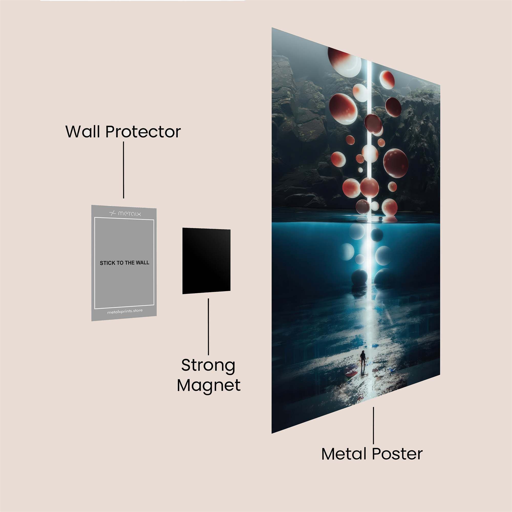 Portal Enigma Safe Wall Magnetic / M