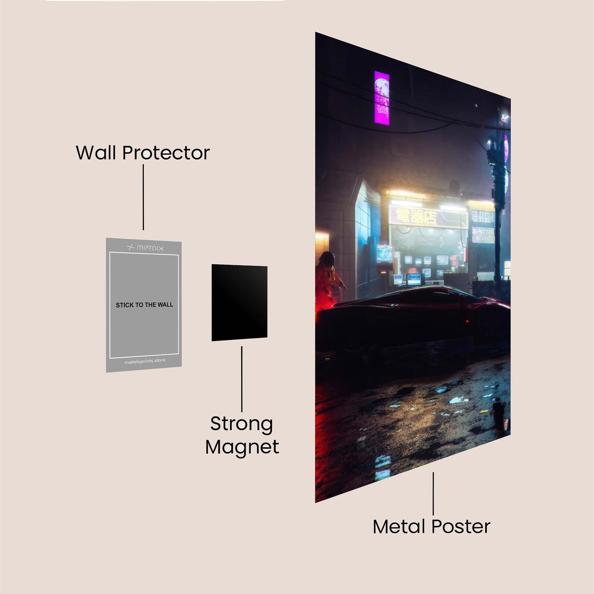 Cyberpunk Serenity Safe Wall Magnetic / M