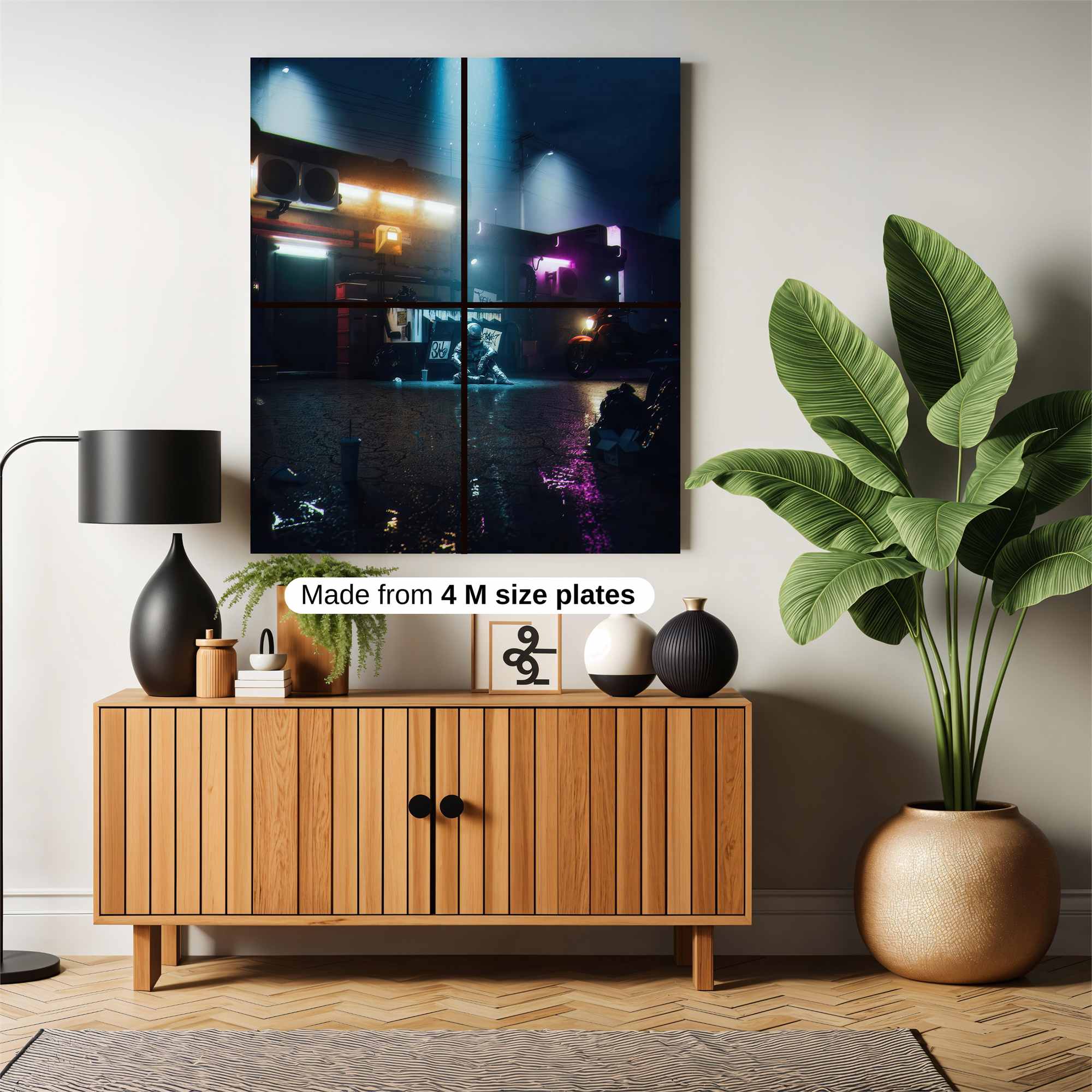 Neon Solitude Safe Wall Magnetic / M