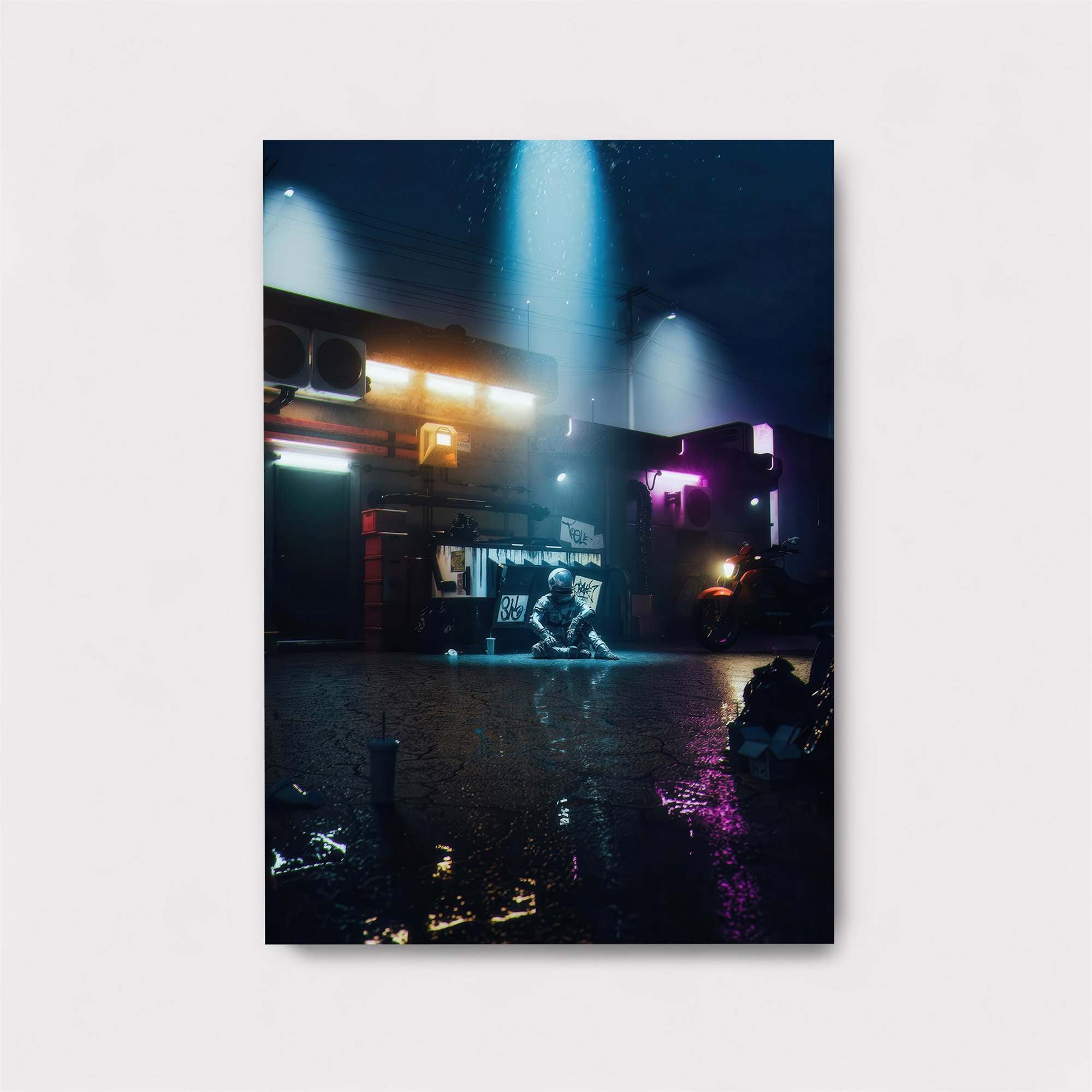 Neon Solitude Safe Wall Magnetic / M