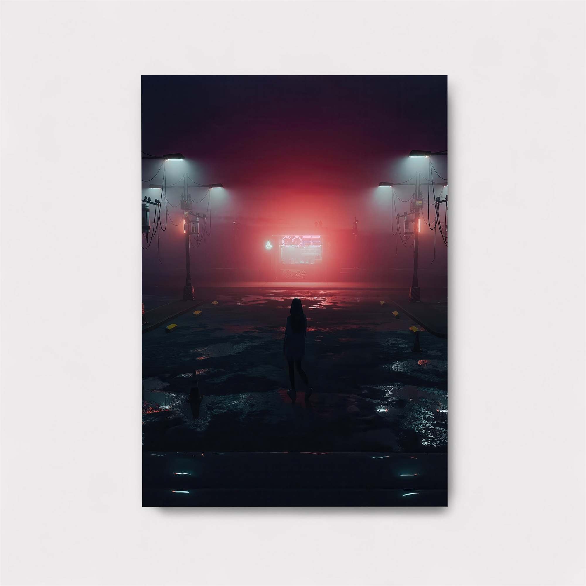 Neon Solitude Safe Wall Magnetic / M