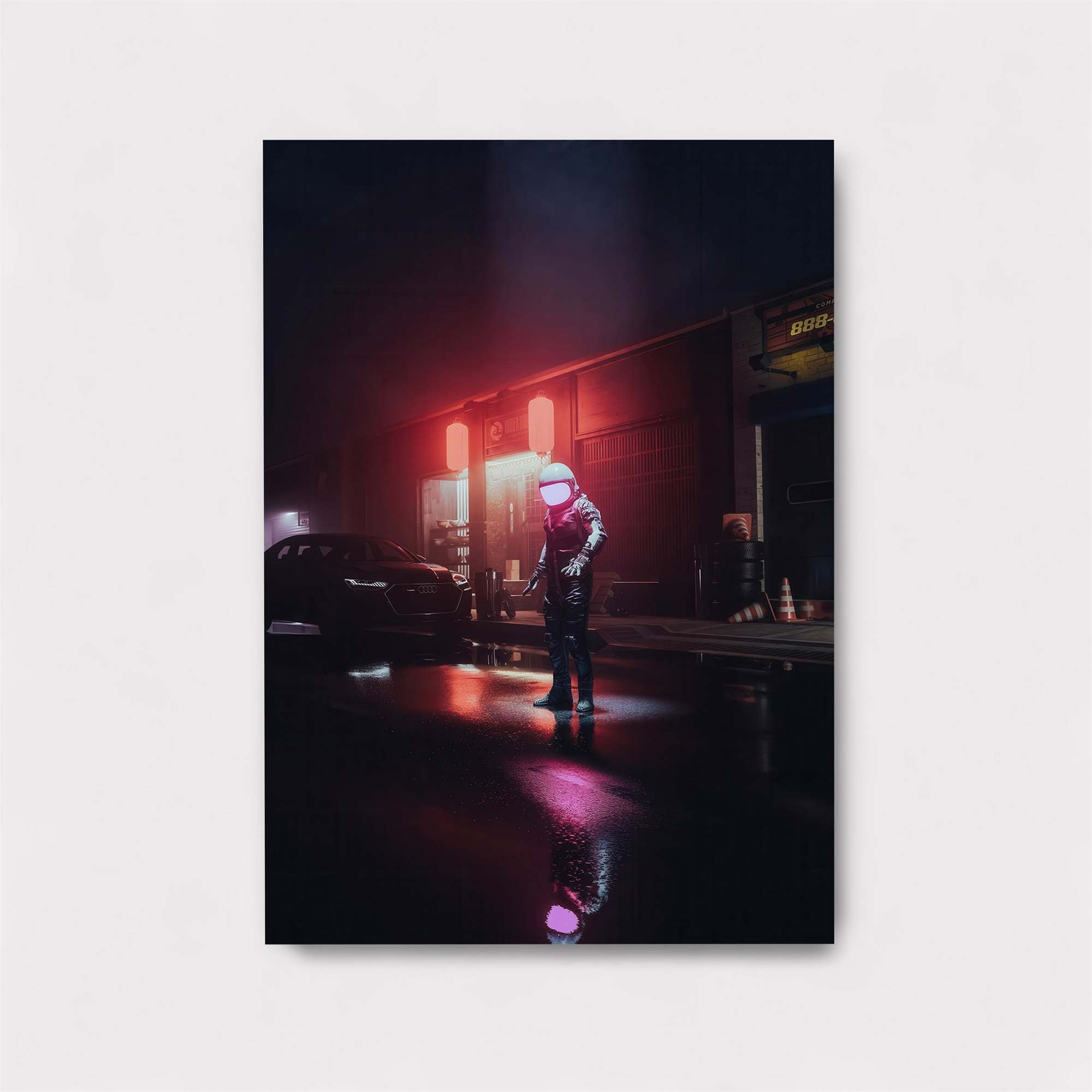 Astronaut Gloom Safe Wall Magnetic / M