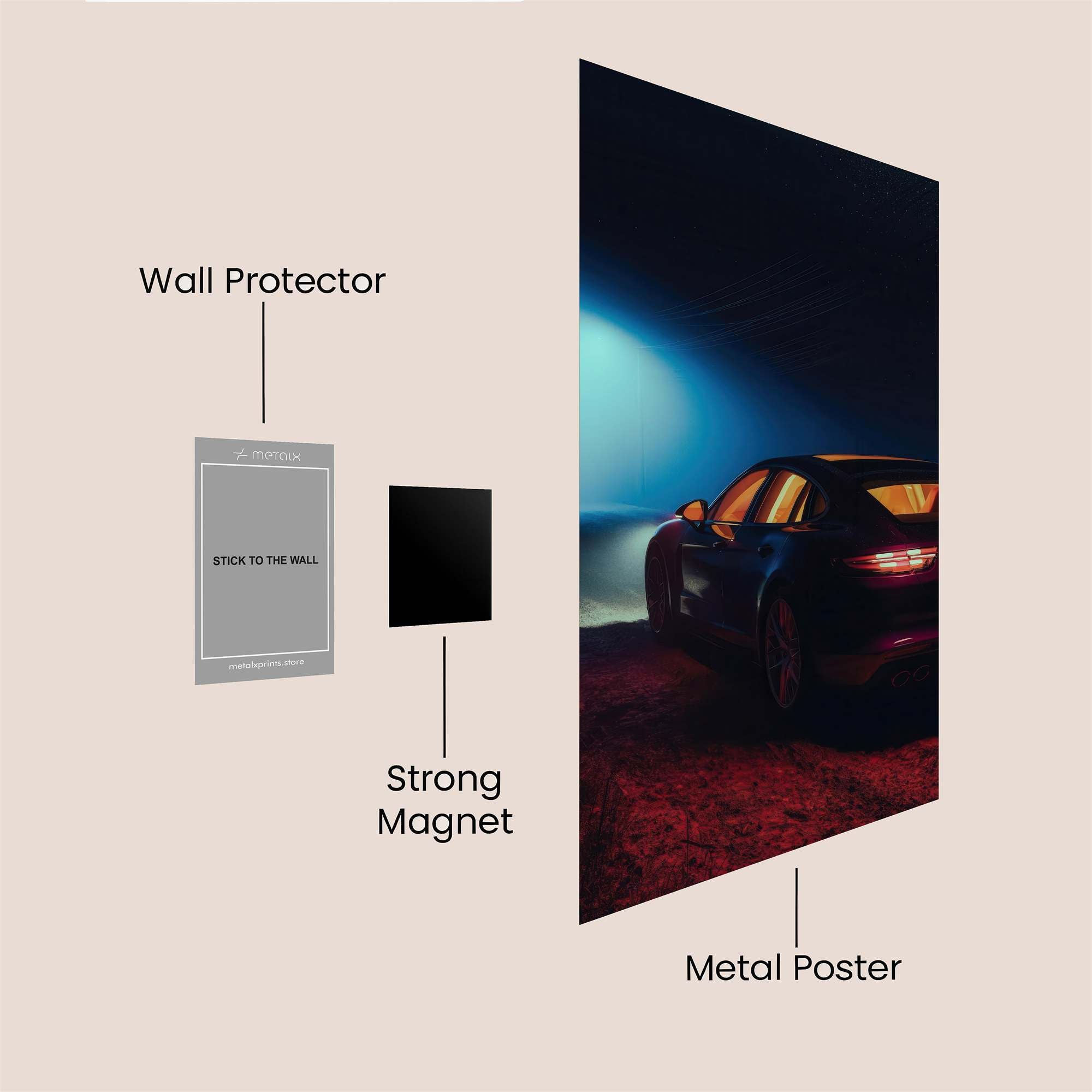 Mystery Awaits Safe Wall Magnetic / M